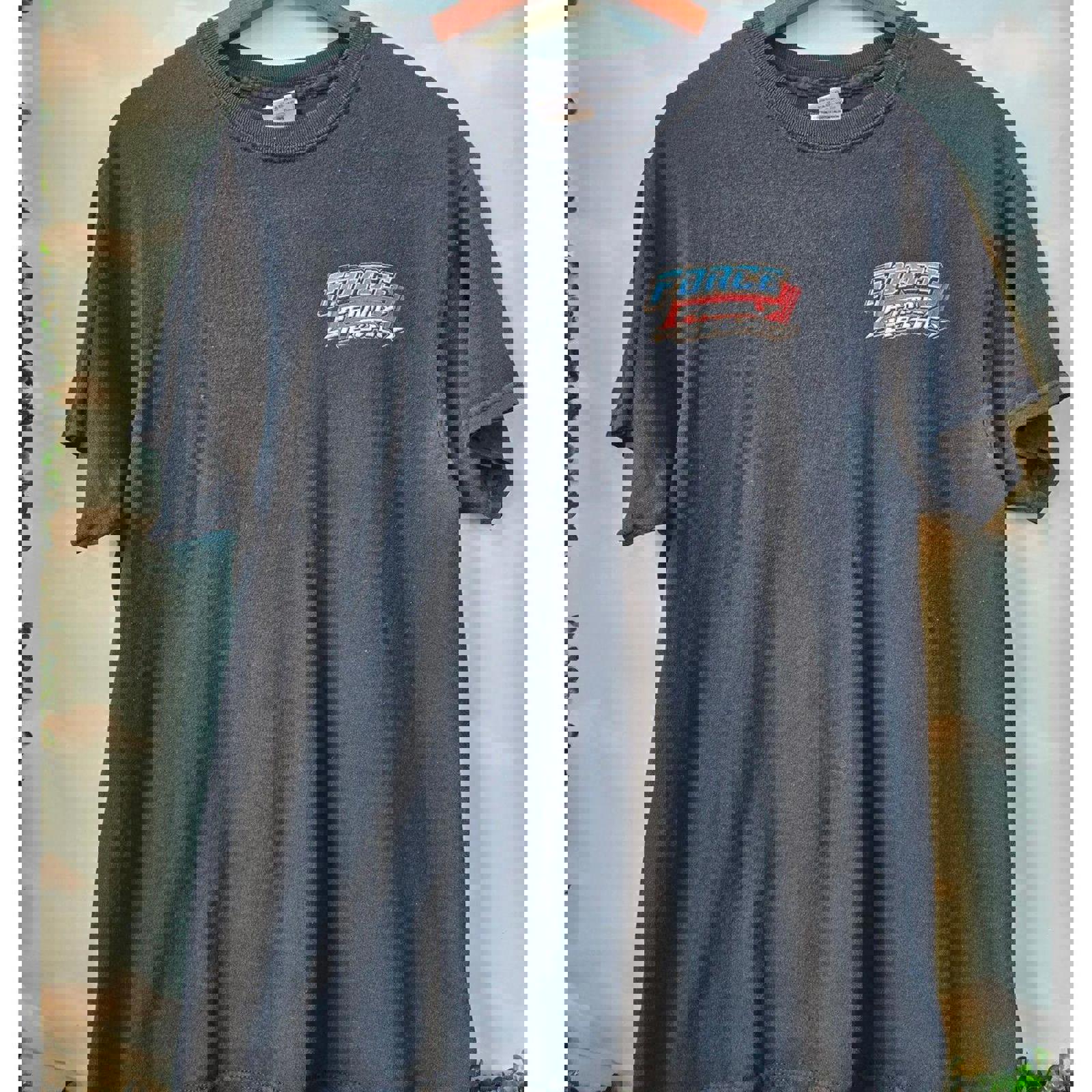 Gildan Men's Black Racing Tshirt