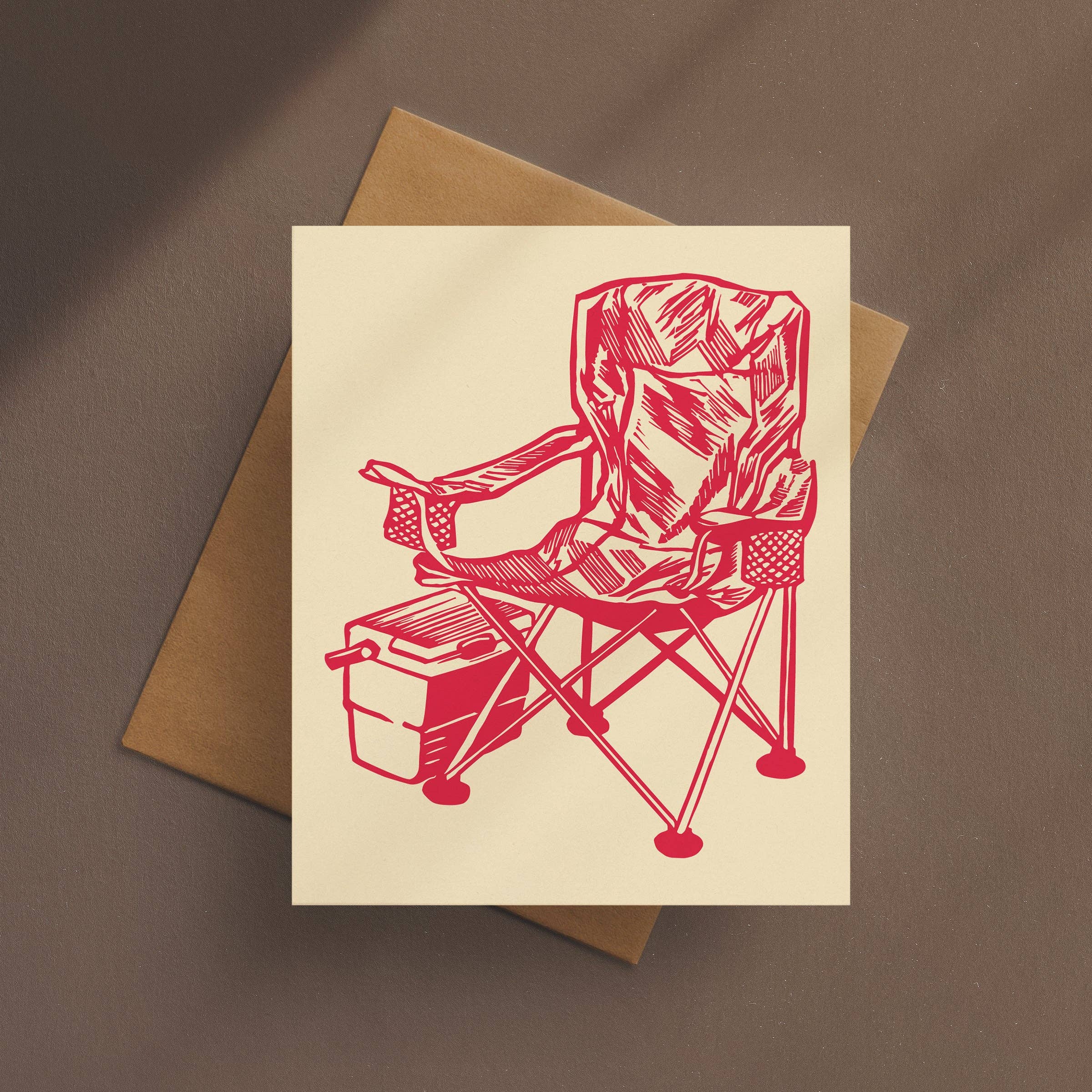 Greeting Card * Camp Chair Card