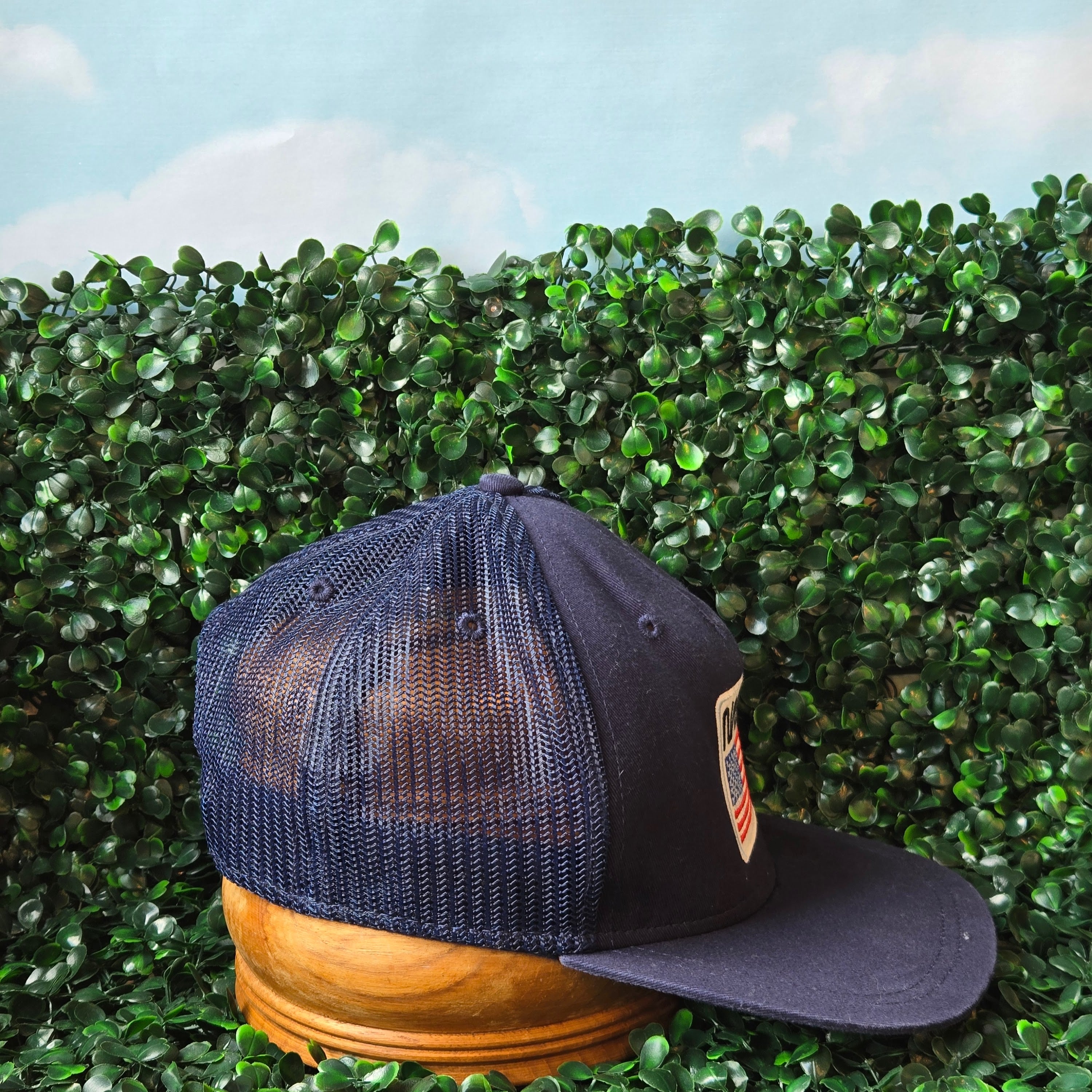 Upcycled Ball Cap * NASA * Mesh Trucker Hat