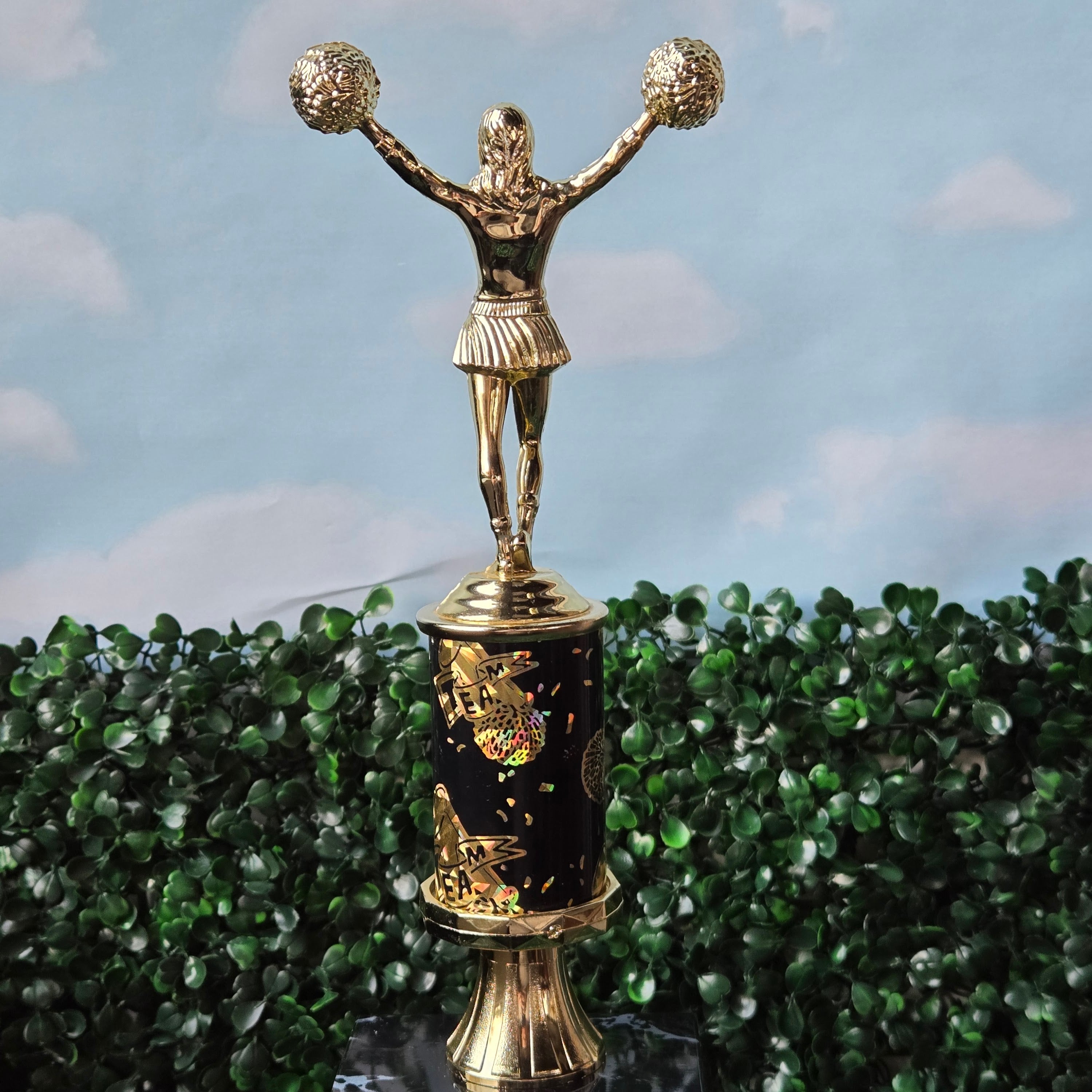 1st Place My Emergency Contact * Upcycled Trophy * Funny Novelty Award