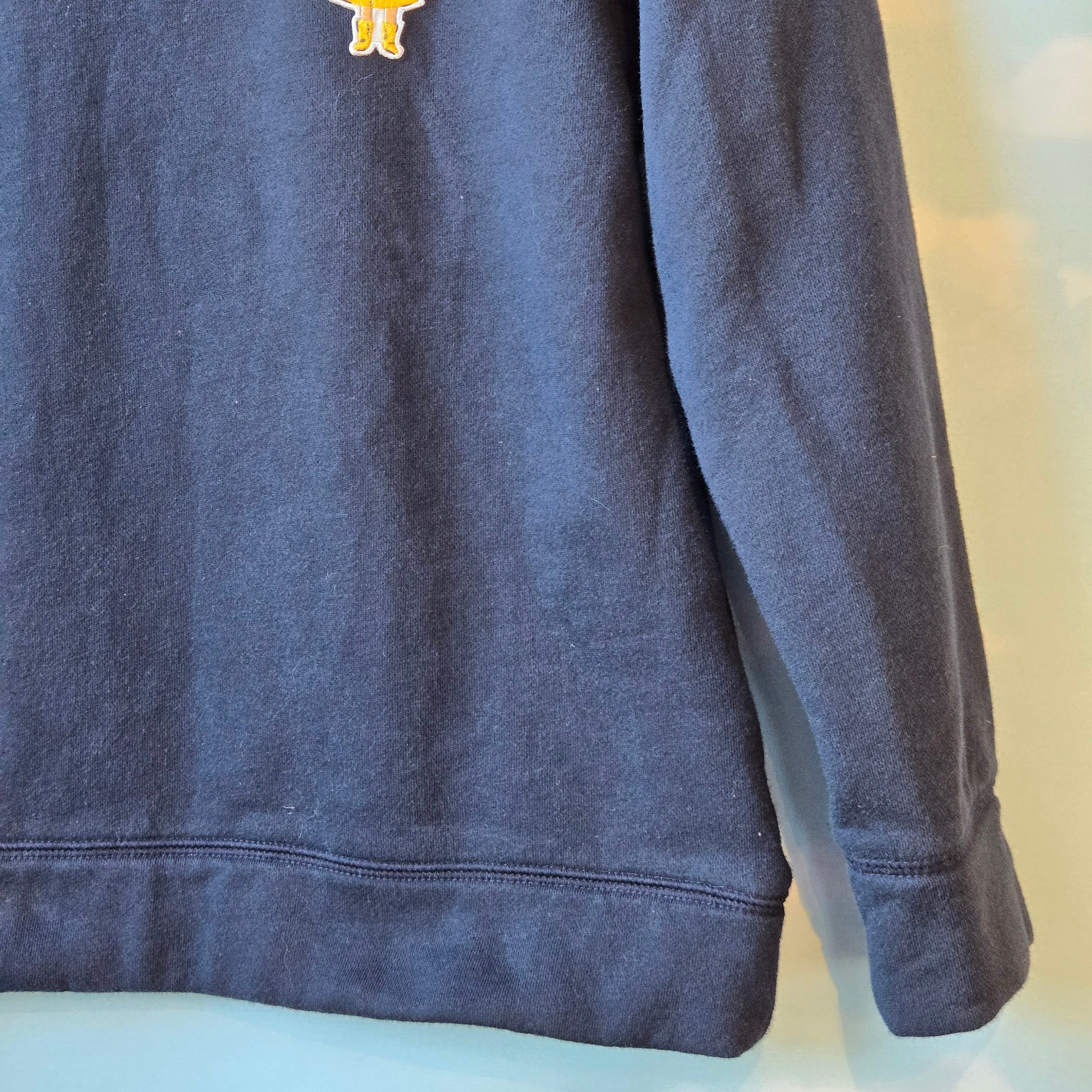 Fisherman * Embroidered Patch * Upcycled Sweatshirt * Youth * New England Core