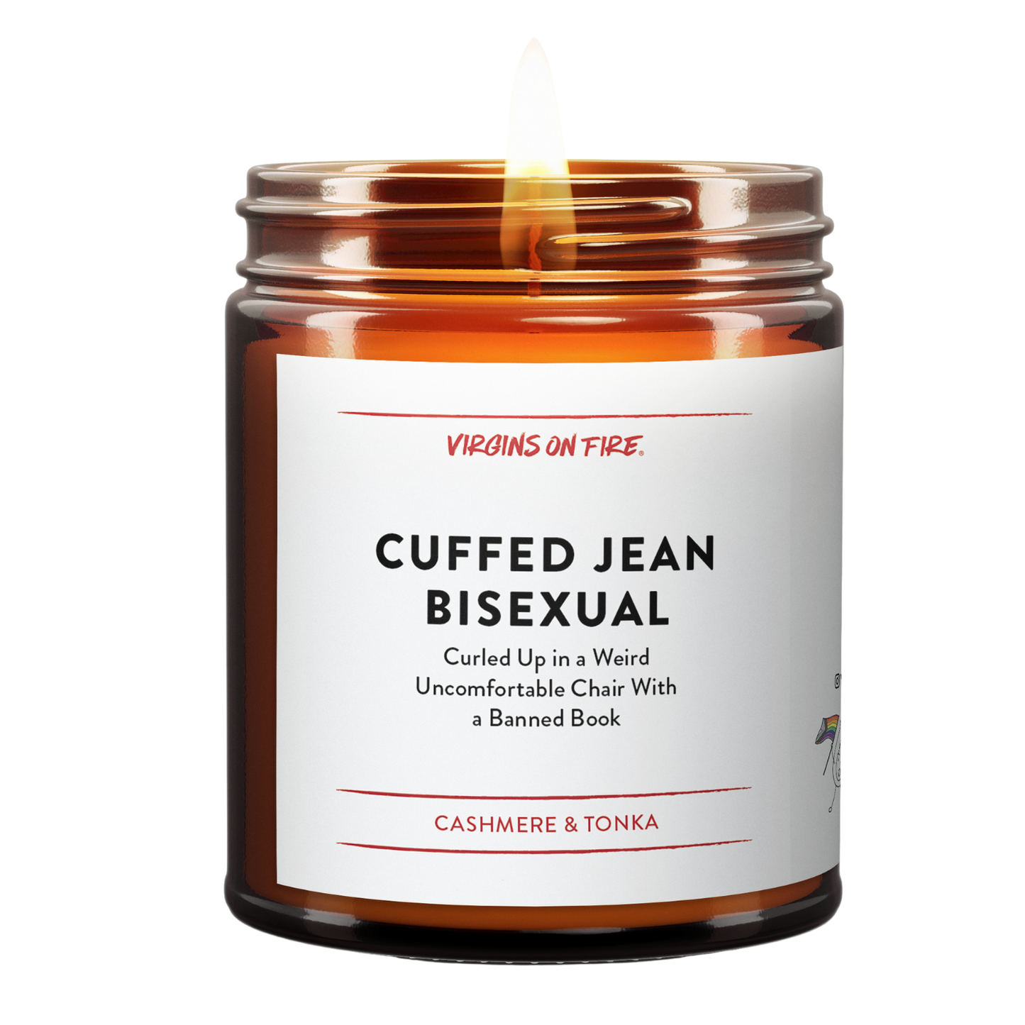 Candle | CUFFED JEAN BISEXUAL (Cashmere) | Virgins on Fire Candle Co.