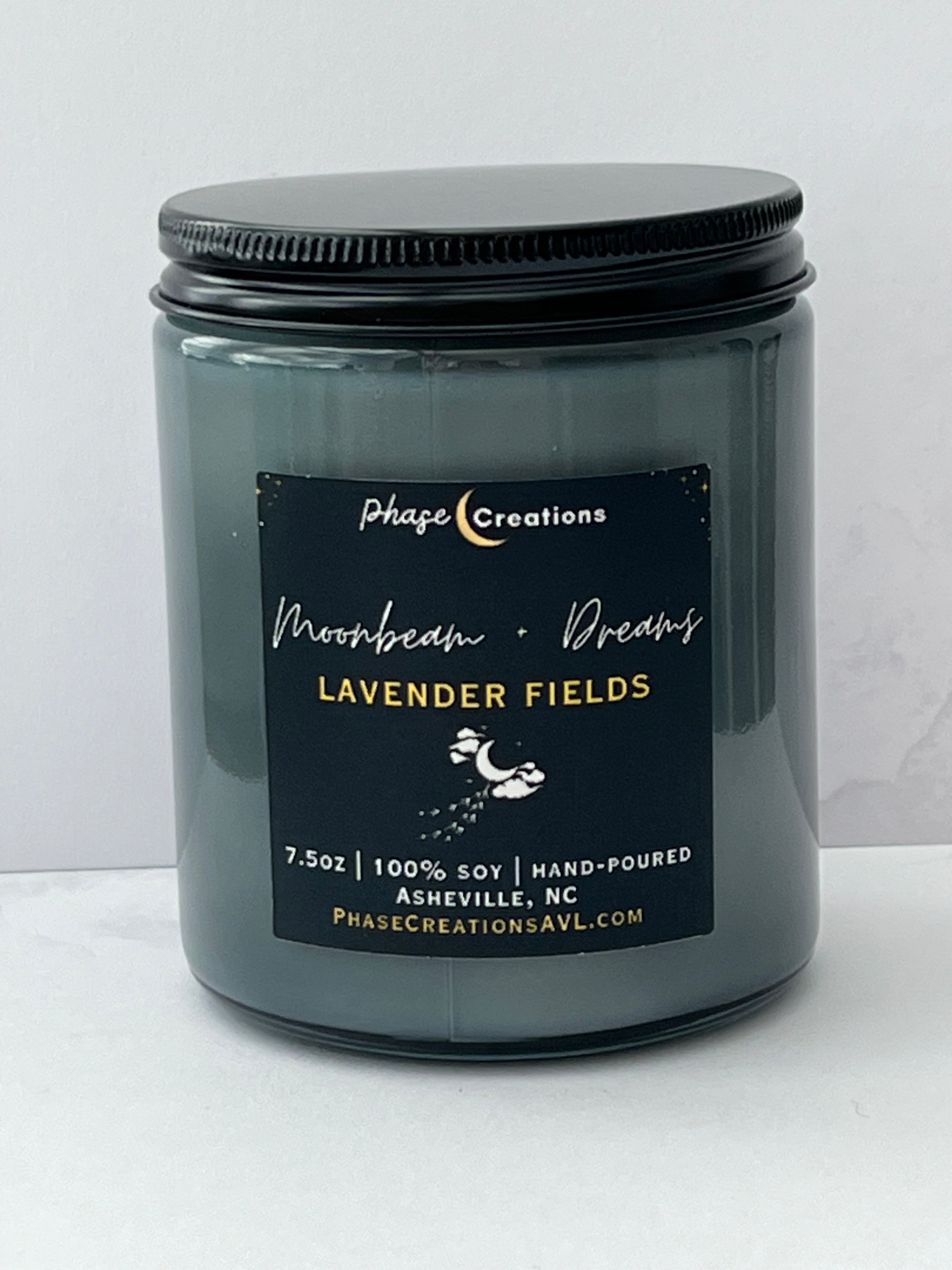 MOONBEAM + DREAMS  Lavender Fields * Hand-poured Premium Soy Candle