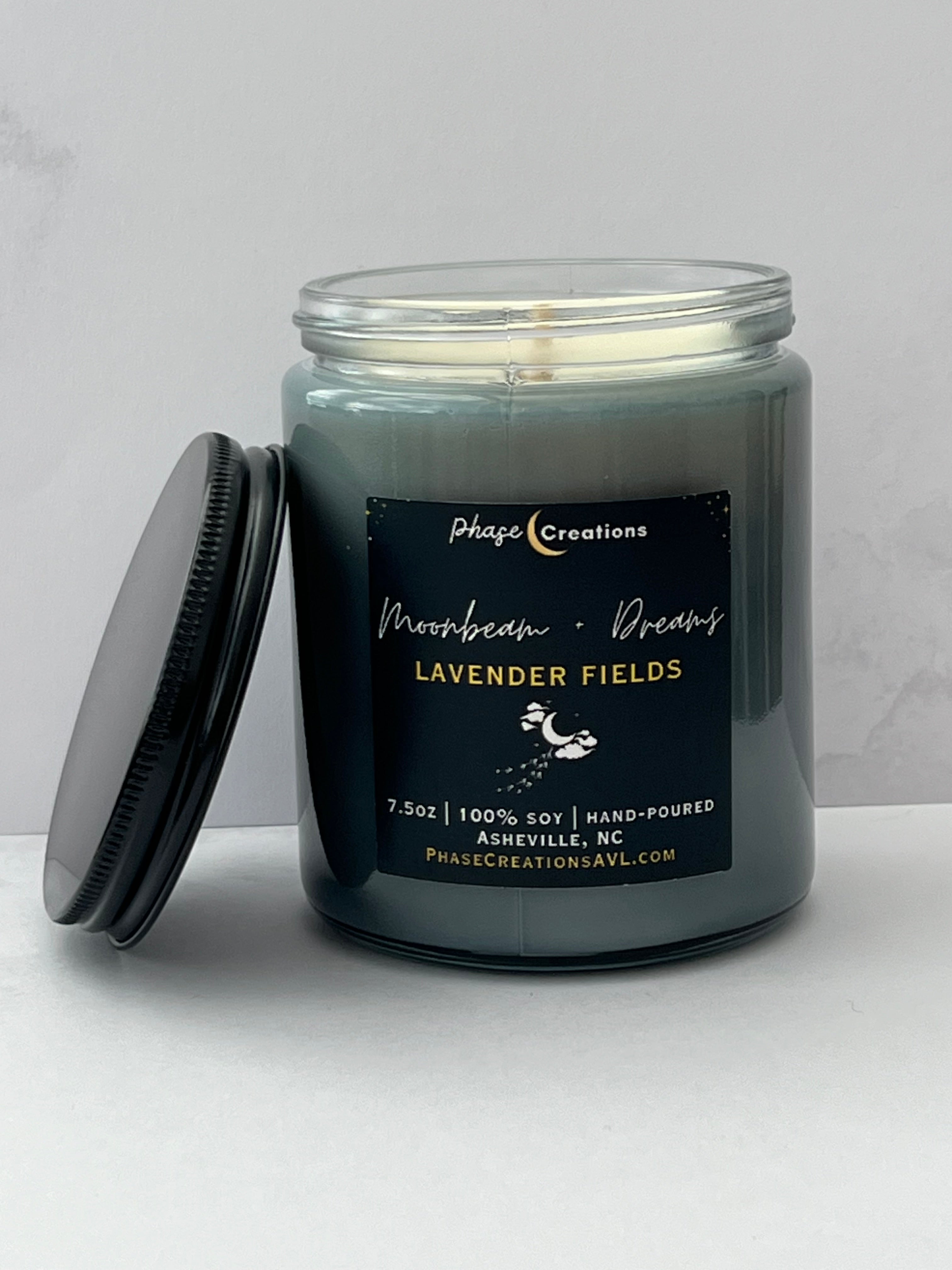 MOONBEAM + DREAMS  Lavender Fields * Hand-poured Premium Soy Candle