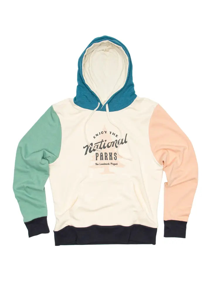 Hoodie Sweatshirt | Colorblock National Park | The Landmark Project