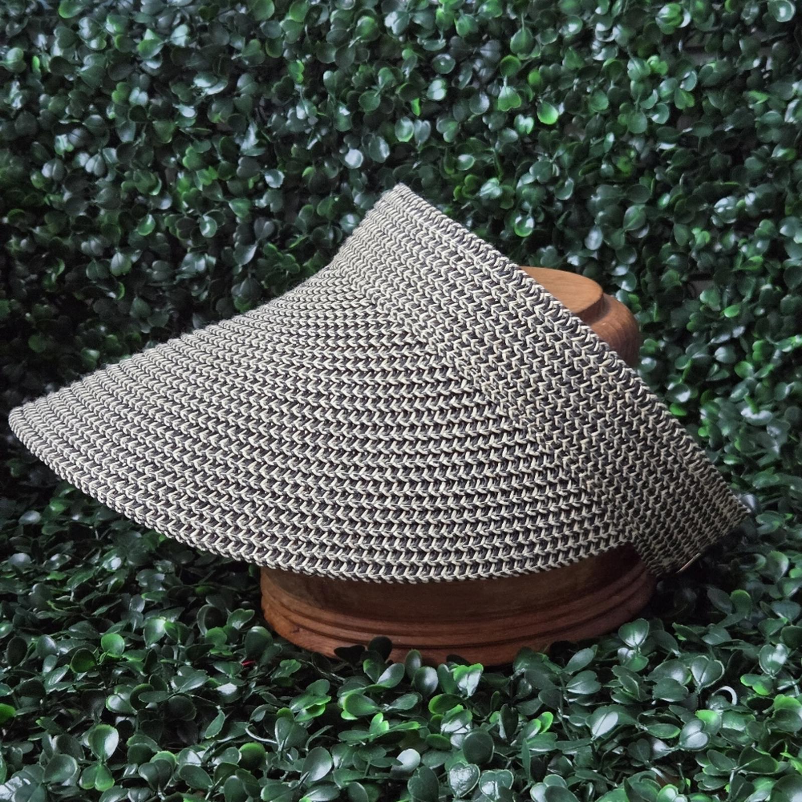 Stylish Black and Cream Women's Visor