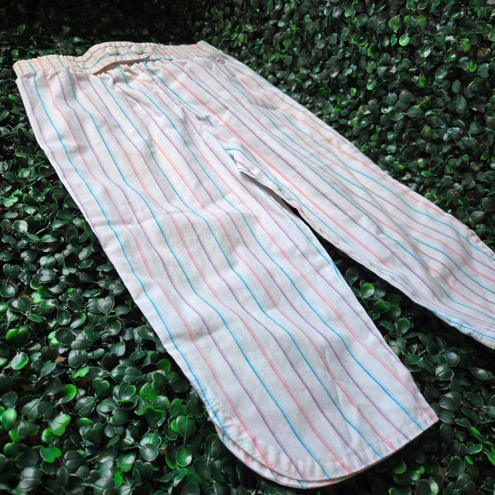 Vintage Lacoste 2T Pastel striped Pants for Toddlers