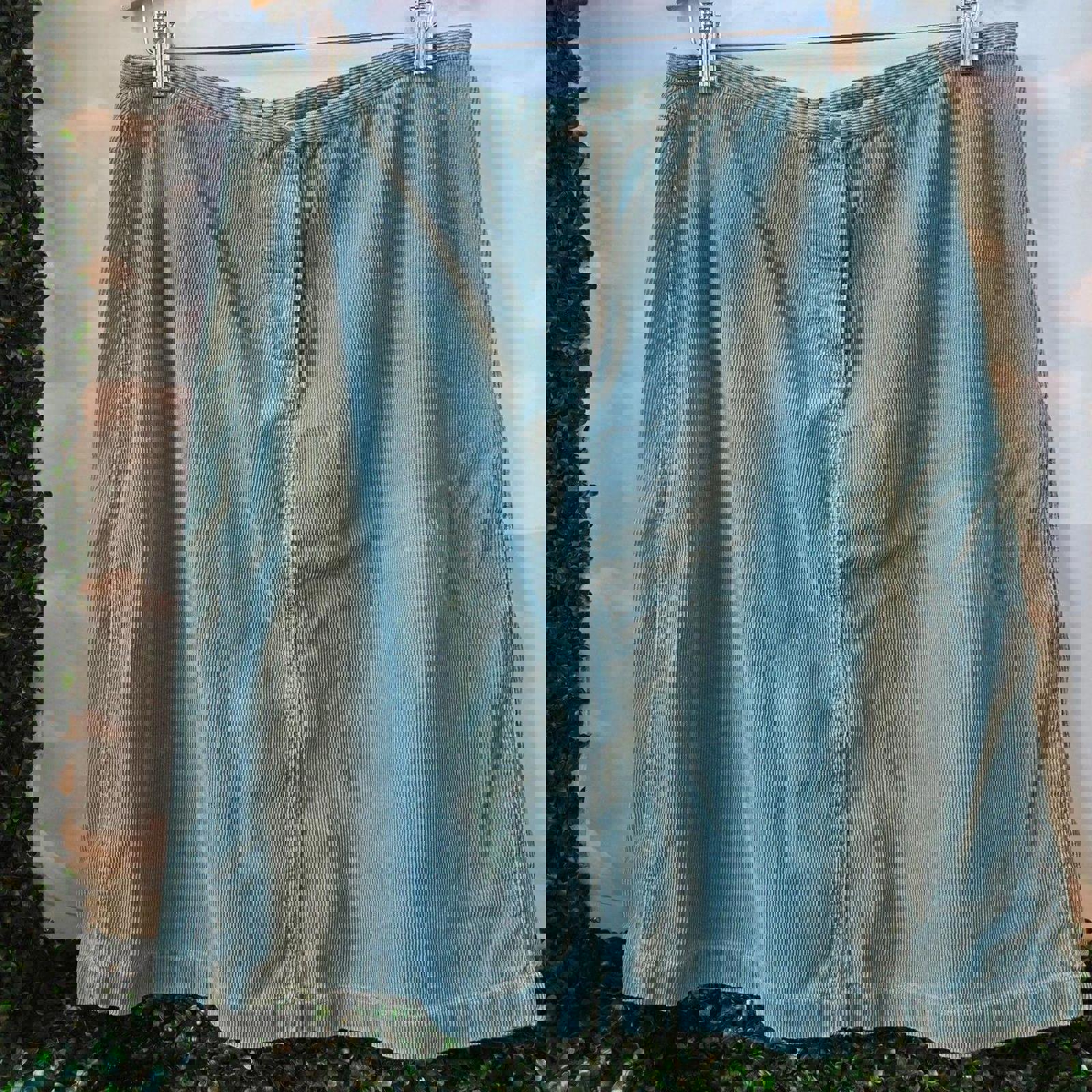 Woolrich Women's Blue and Green Skirt