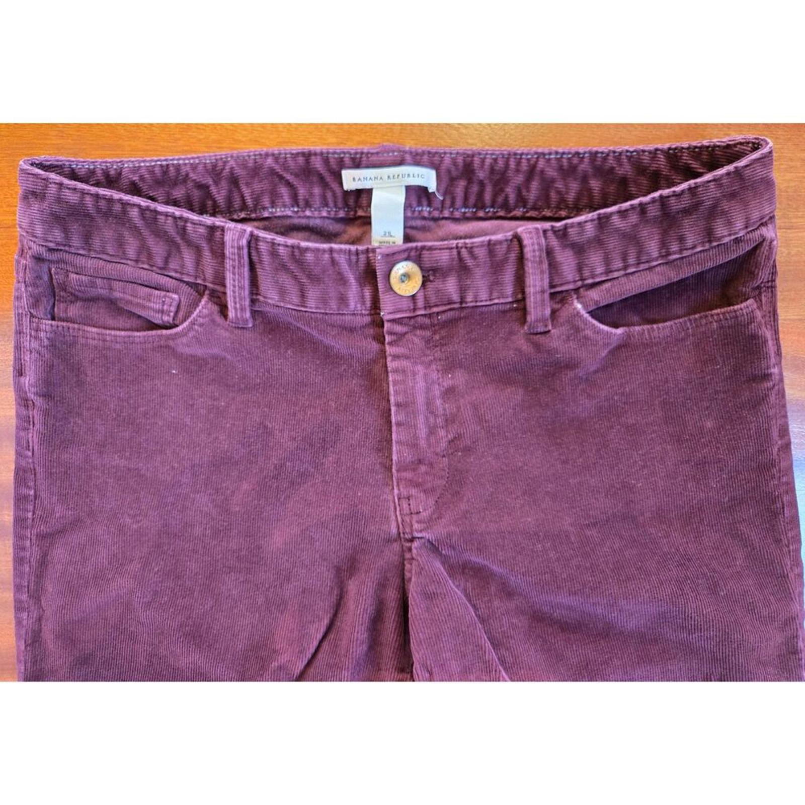 Banana Republic Maroon Corduroy Pants sz. 31L