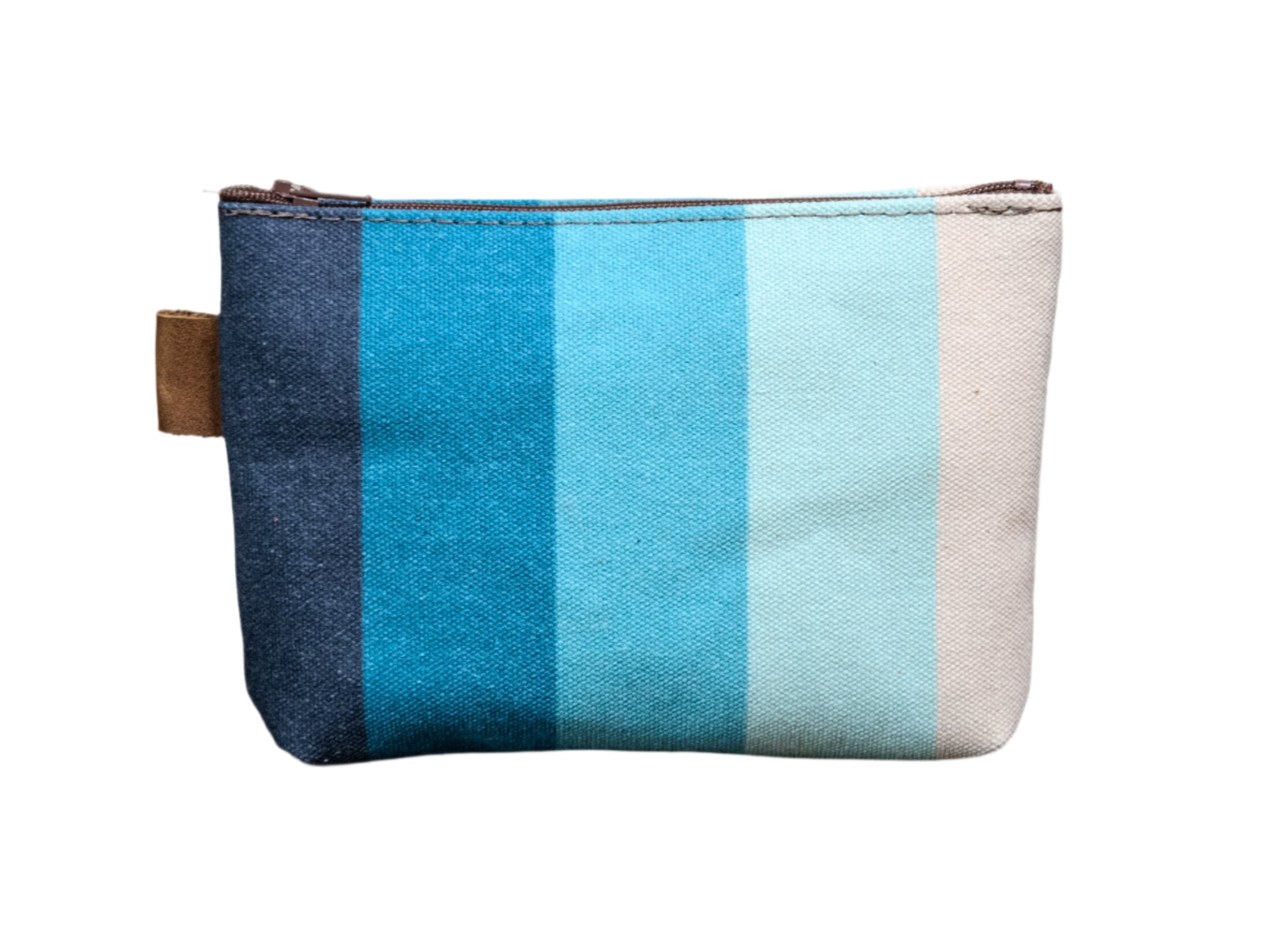 Printed MEDIUM Canvas Pouch | Cool Stripes