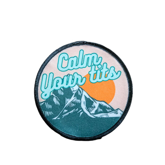 Printed Patch | Calm your tits