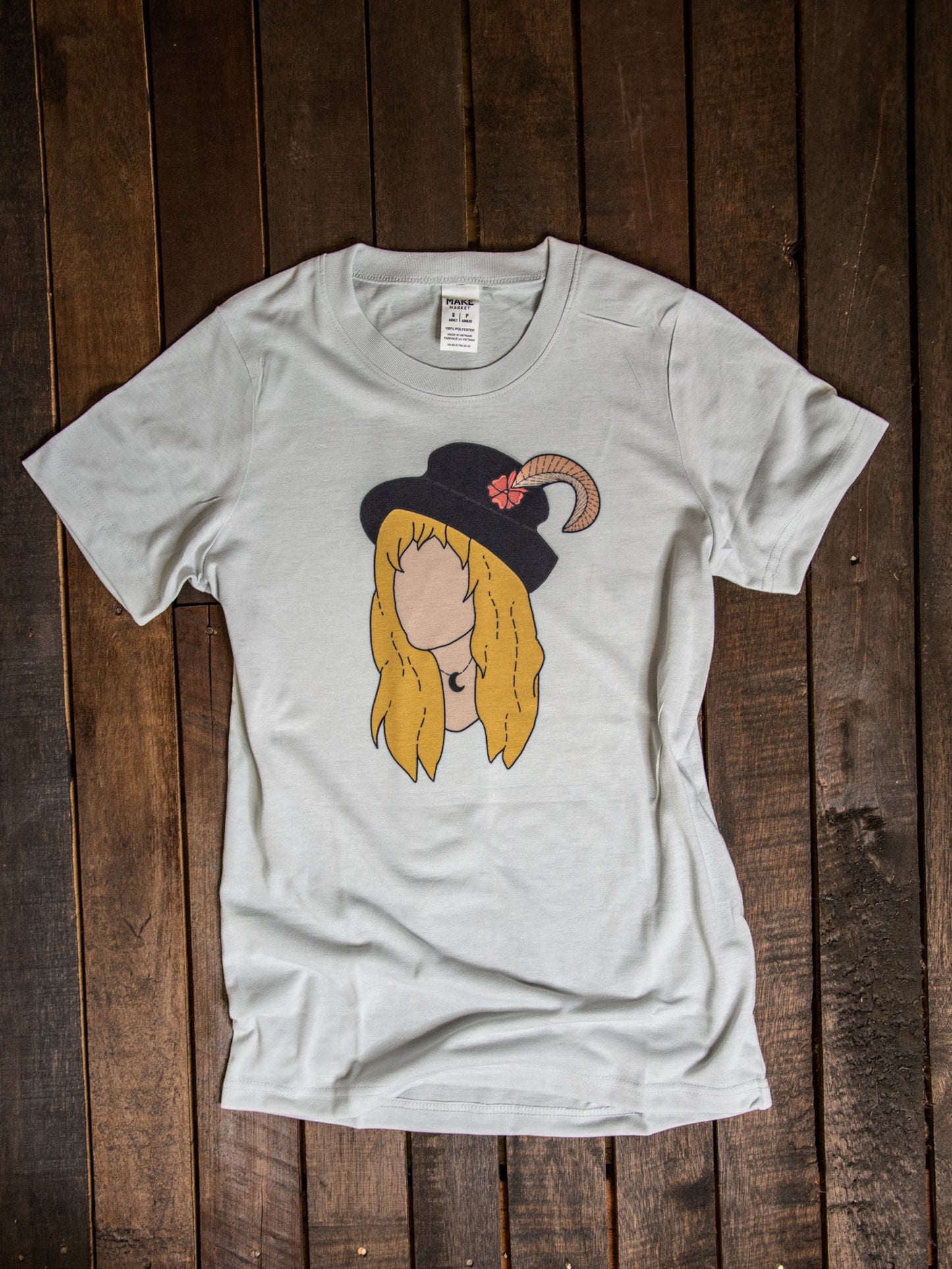 T-shirt | Stevie Icon Shirt | Ready to Ship for Holiday | Handprinted