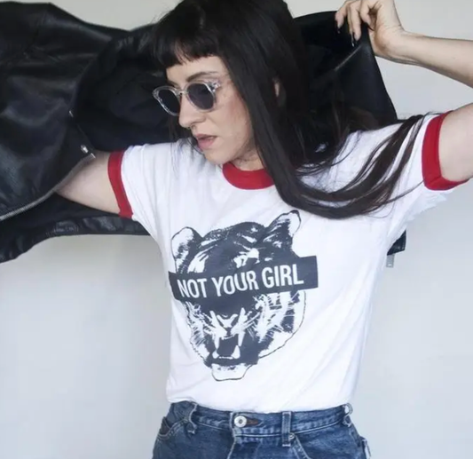 Ringer T Shirt | Not Your Girl | Epsi Lane