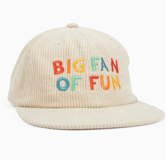 Corduroy Ball Cap | BIG fan of Fun | Trek Light