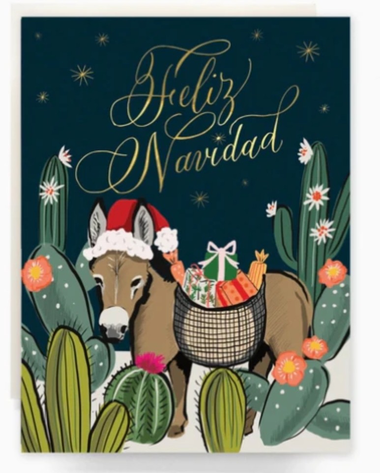 Greeting Card * Feliz Navidad * Southwestern Holiday