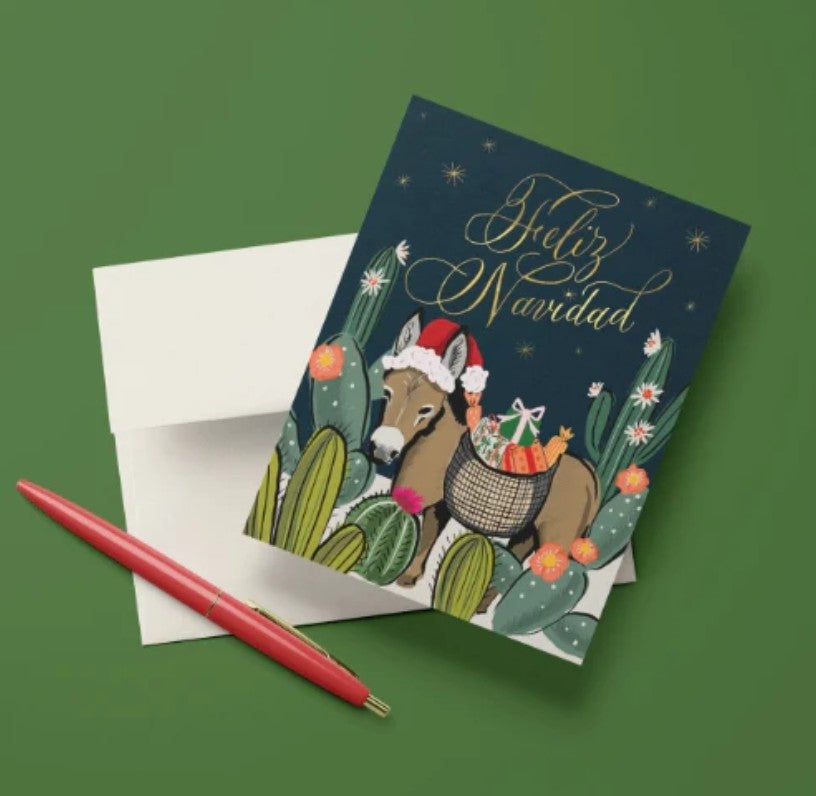 Greeting Card * Feliz Navidad * Southwestern Holiday