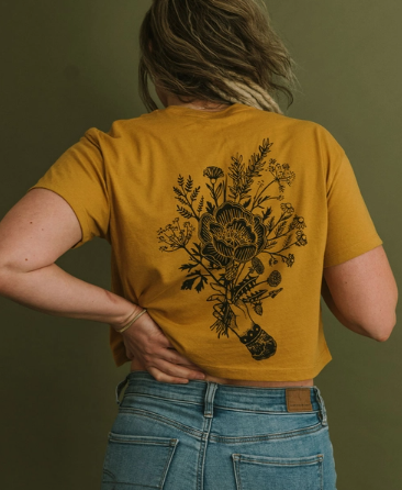 Crop T shirt | Herb Nerd | Simka Sol