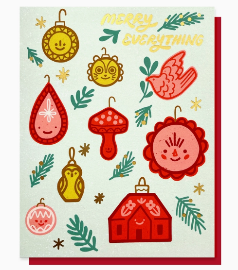 Greeting Card * Merry Everything * Full Size Card