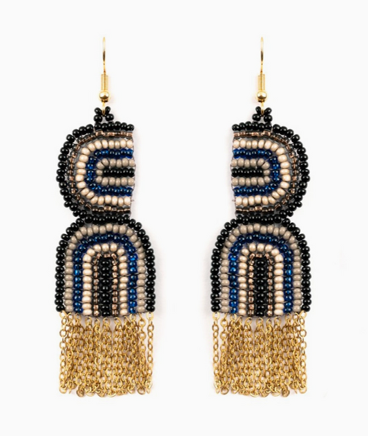 Beaded Uturn earrings | Altiplano