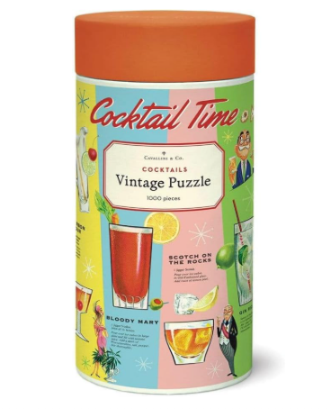 Cocktails * Curated Secondhand  * Used Jigsaw Puzzle * 1000 Piece
