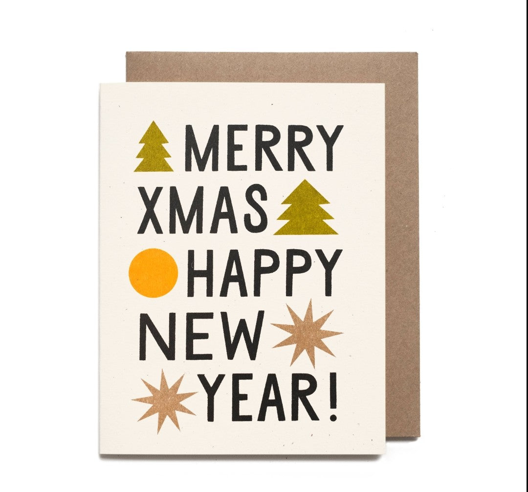 Greeting Card * Merry Xmas Happy New Year