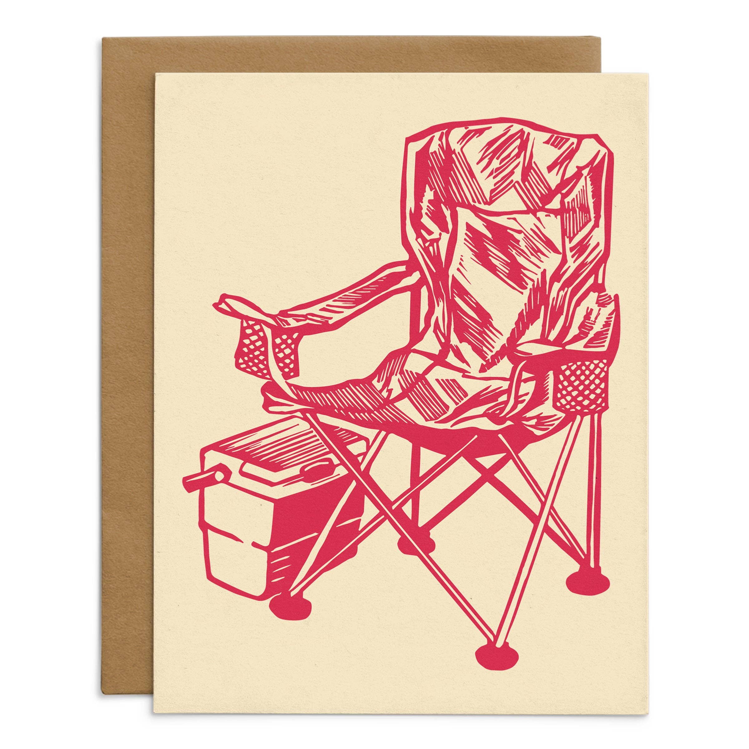 Greeting Card * Camp Chair Card