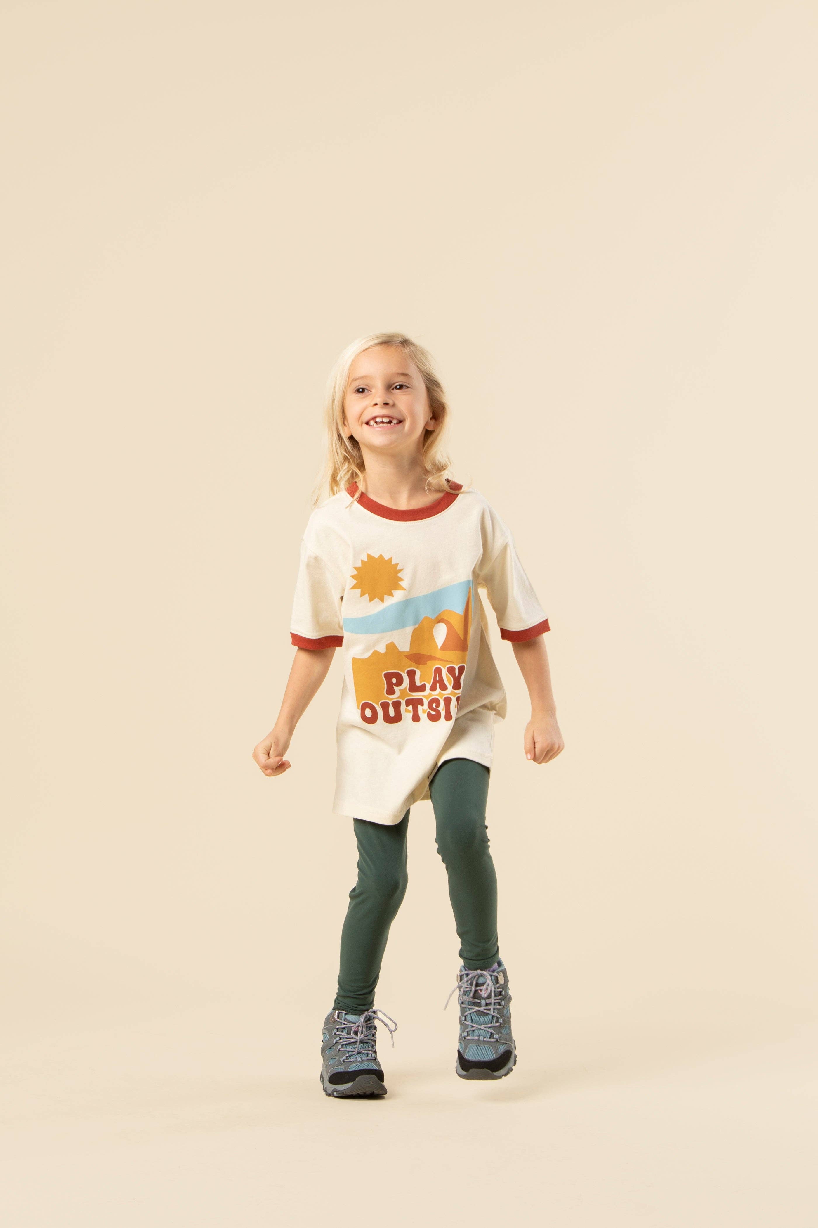 Play Outside * Youth Short Sleeve Ringer Tee