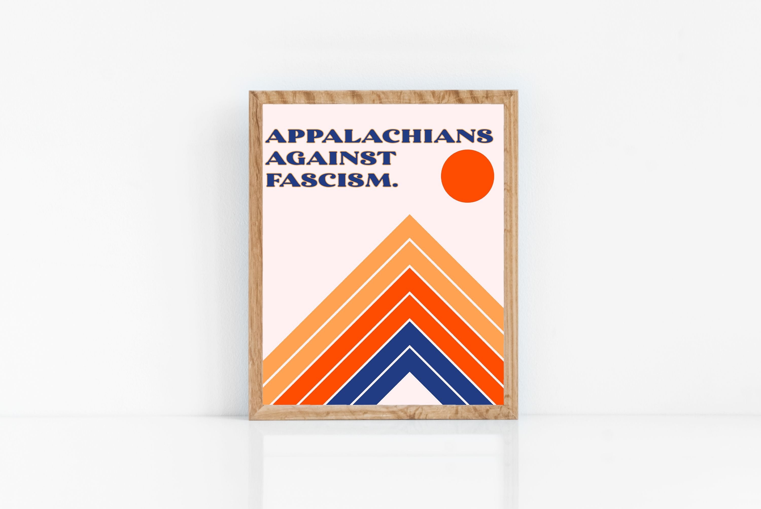 Fine art print | Wall Decor | Giclée | 8 x 10 |  Appalachians Against Fascism