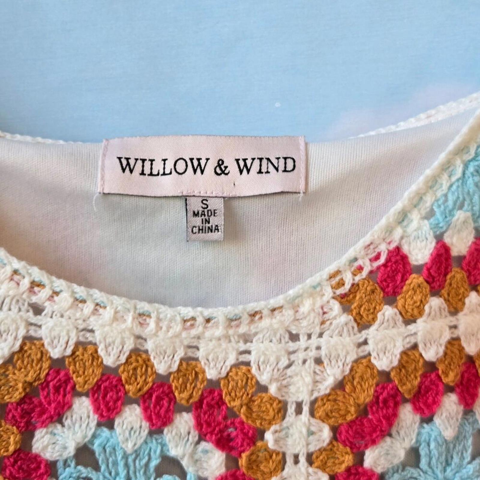 Small Granny Square Crochet slip dress, size small