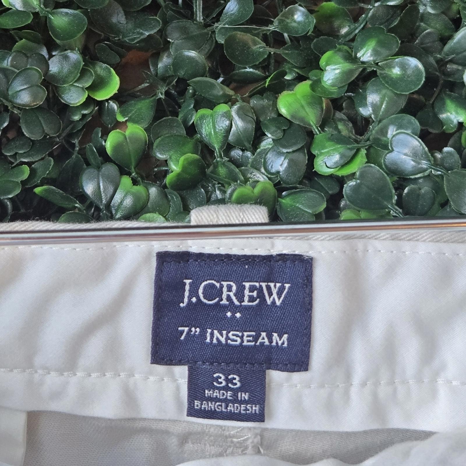J. Crew Cream Chino Shorts