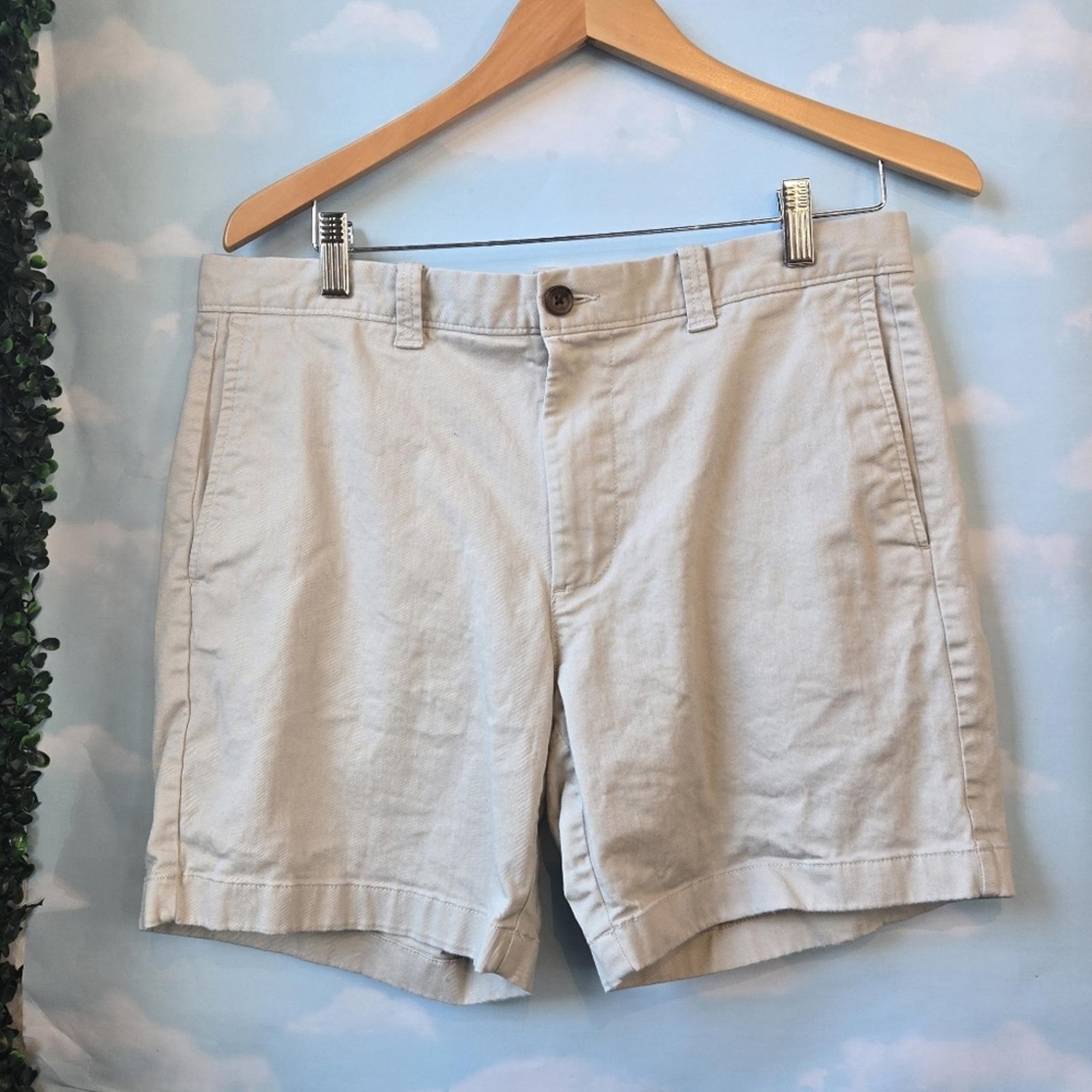 J. Crew Cream Chino Shorts