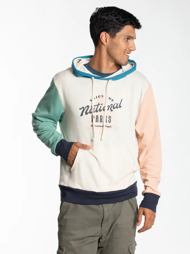 Hoodie Sweatshirt | Colorblock National Park | The Landmark Project