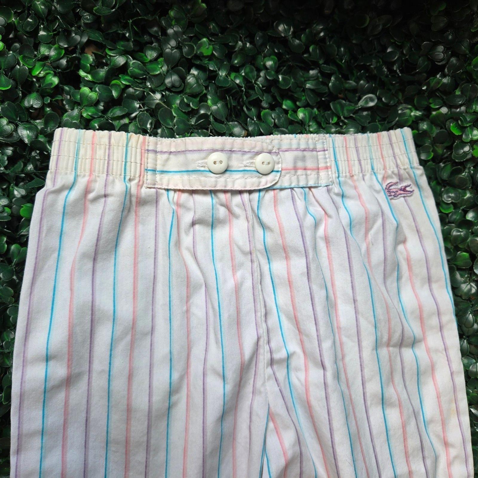 Vintage Lacoste 2T Pastel striped Pants for Toddlers