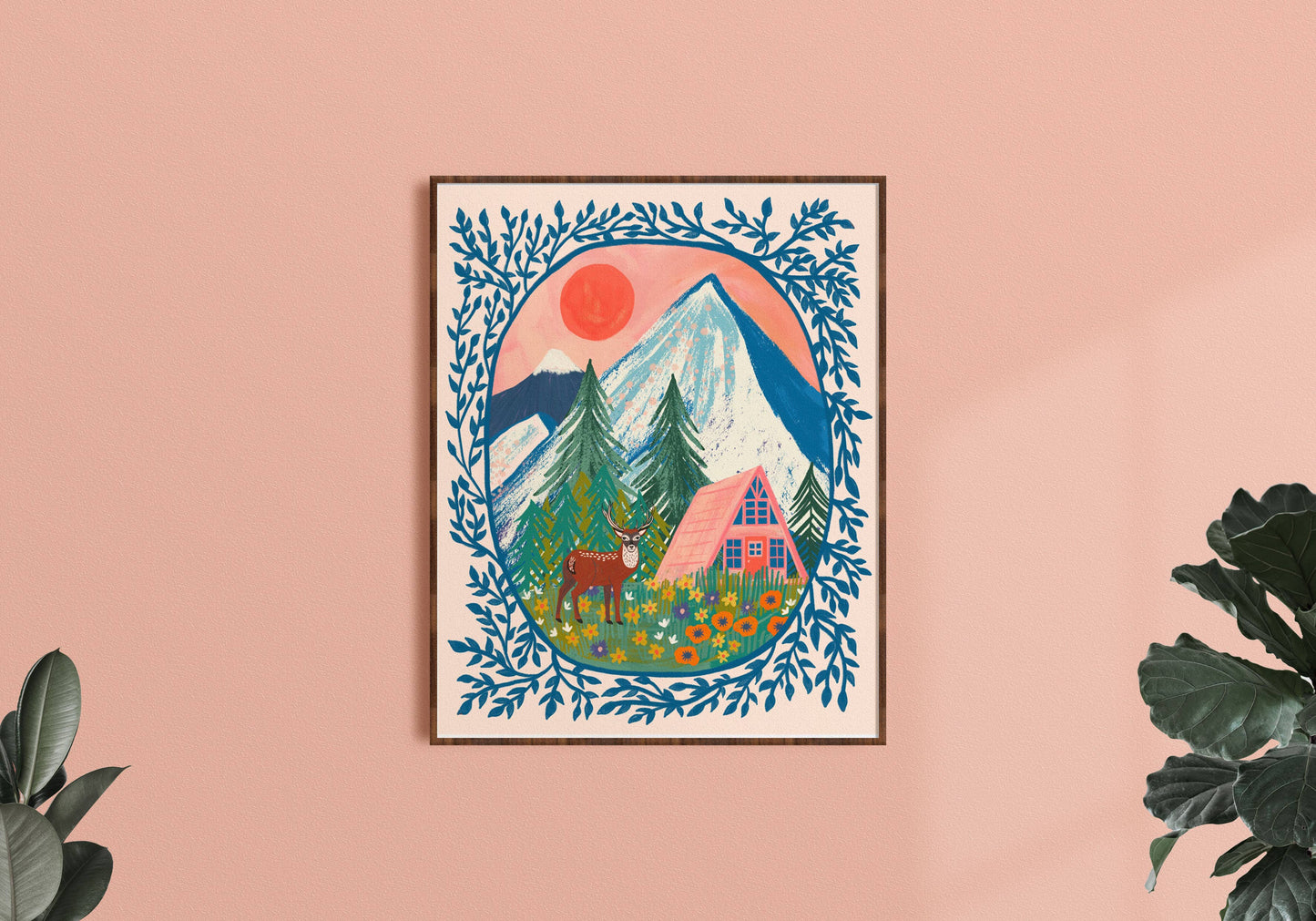 8x10 Art Print | Into the Wilderness | Dream Folk Studio