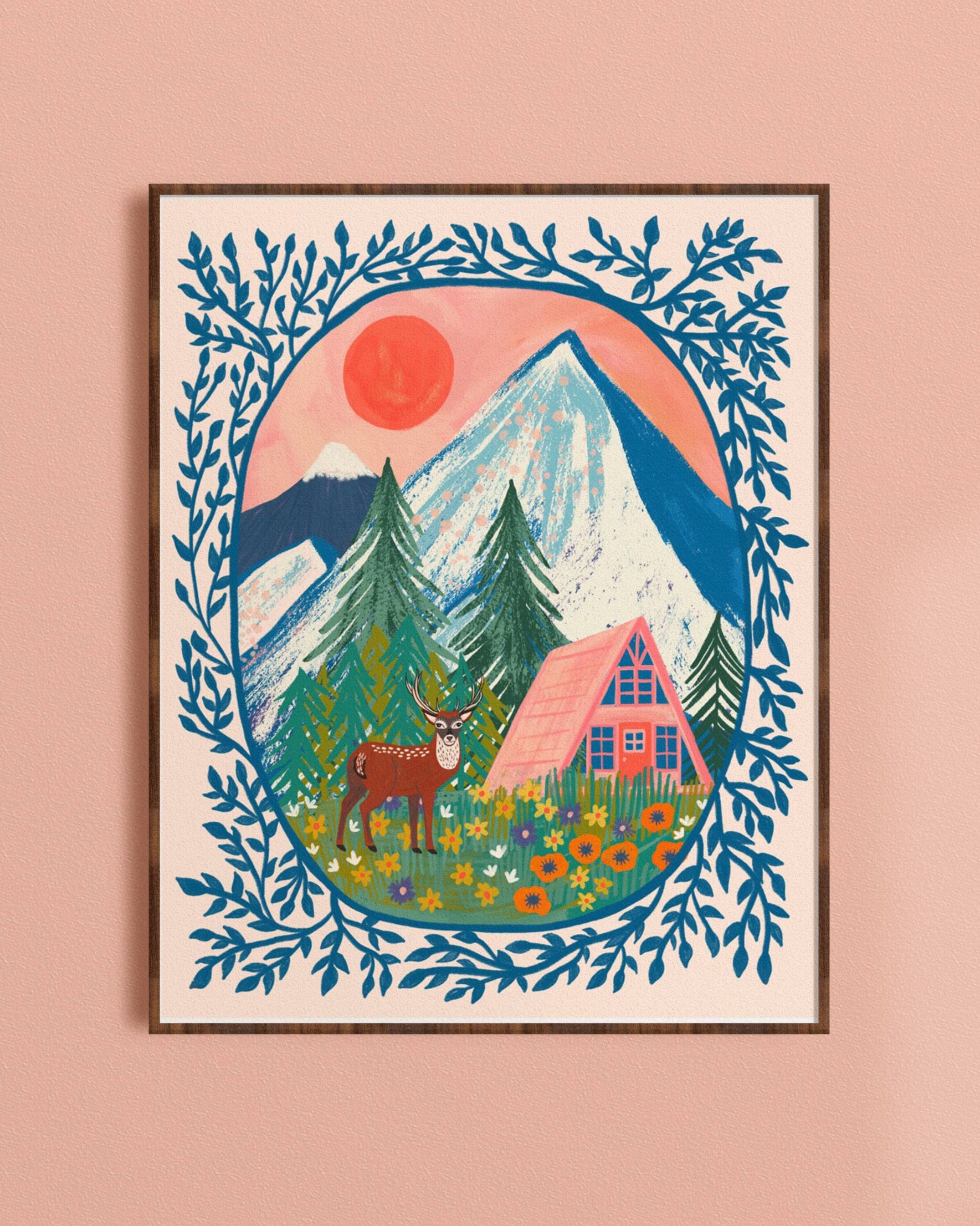 8x10 Art Print * Into the Wilderness