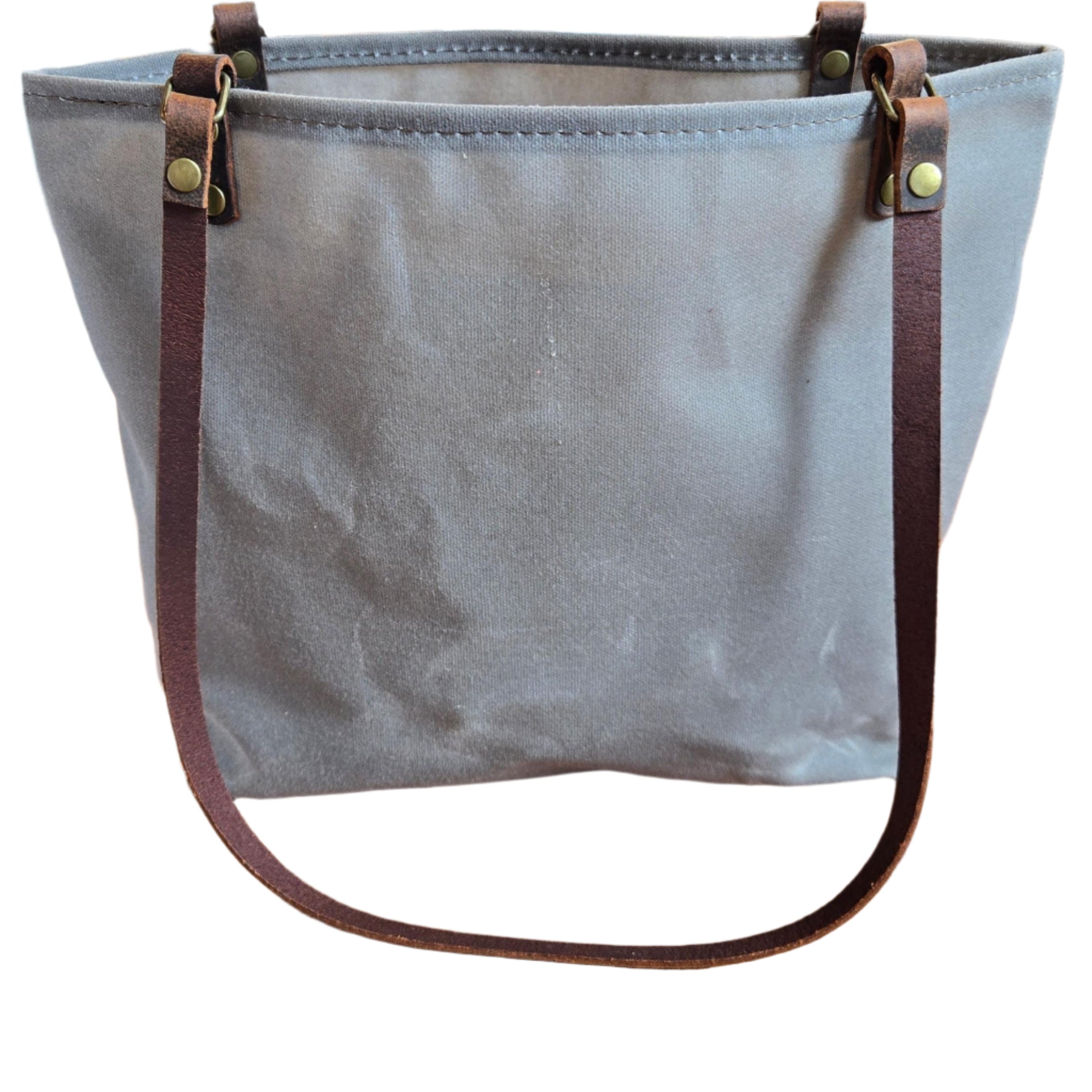 Waxed Canvas Bag | Small Classic | Lite Gray