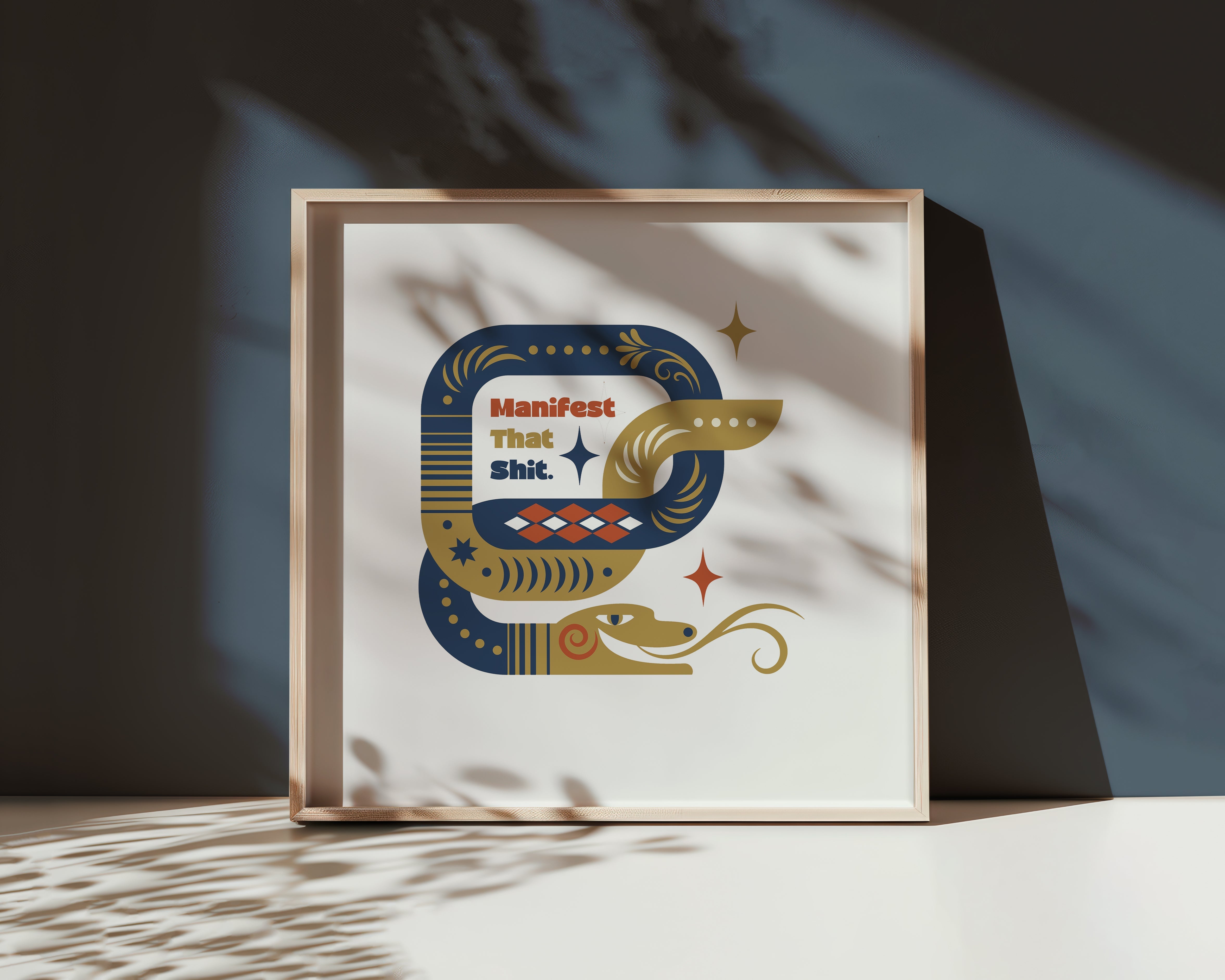 Manifest That Shit * Fine art print * Wall Decor * Giclée * 12x12