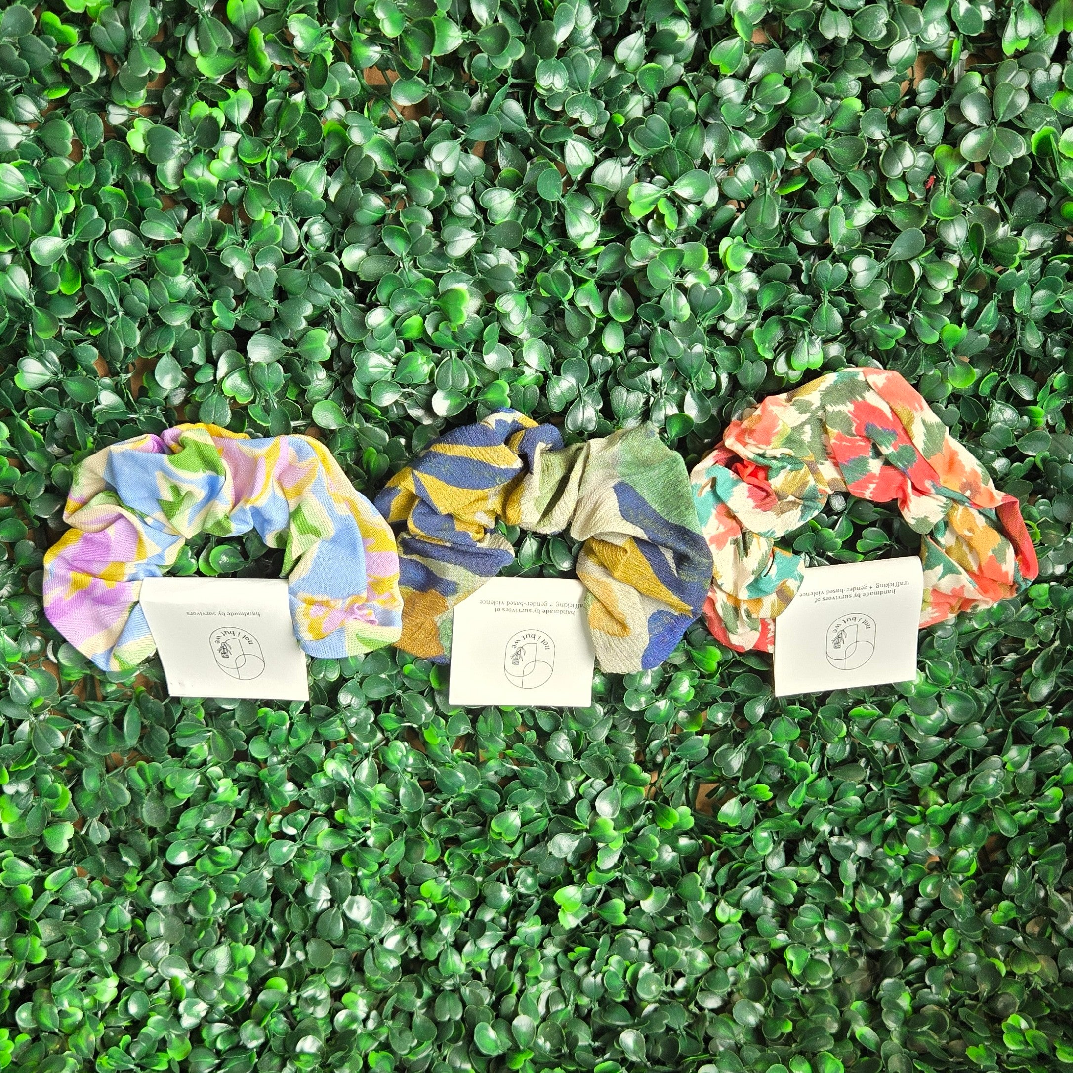 Variety of Handmade Hair Scrunchies