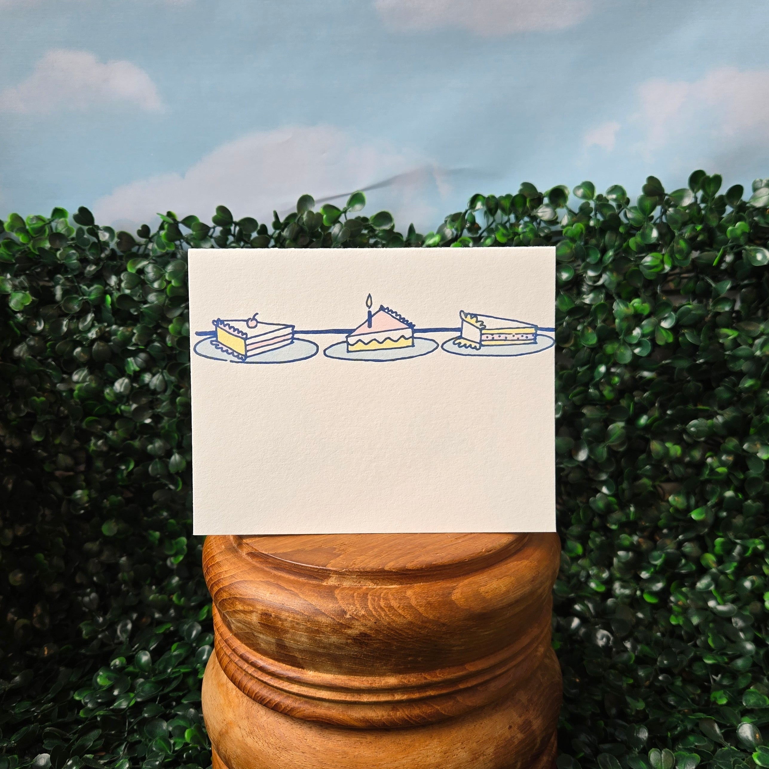 Cake Slices * Birthday * Greeting Card