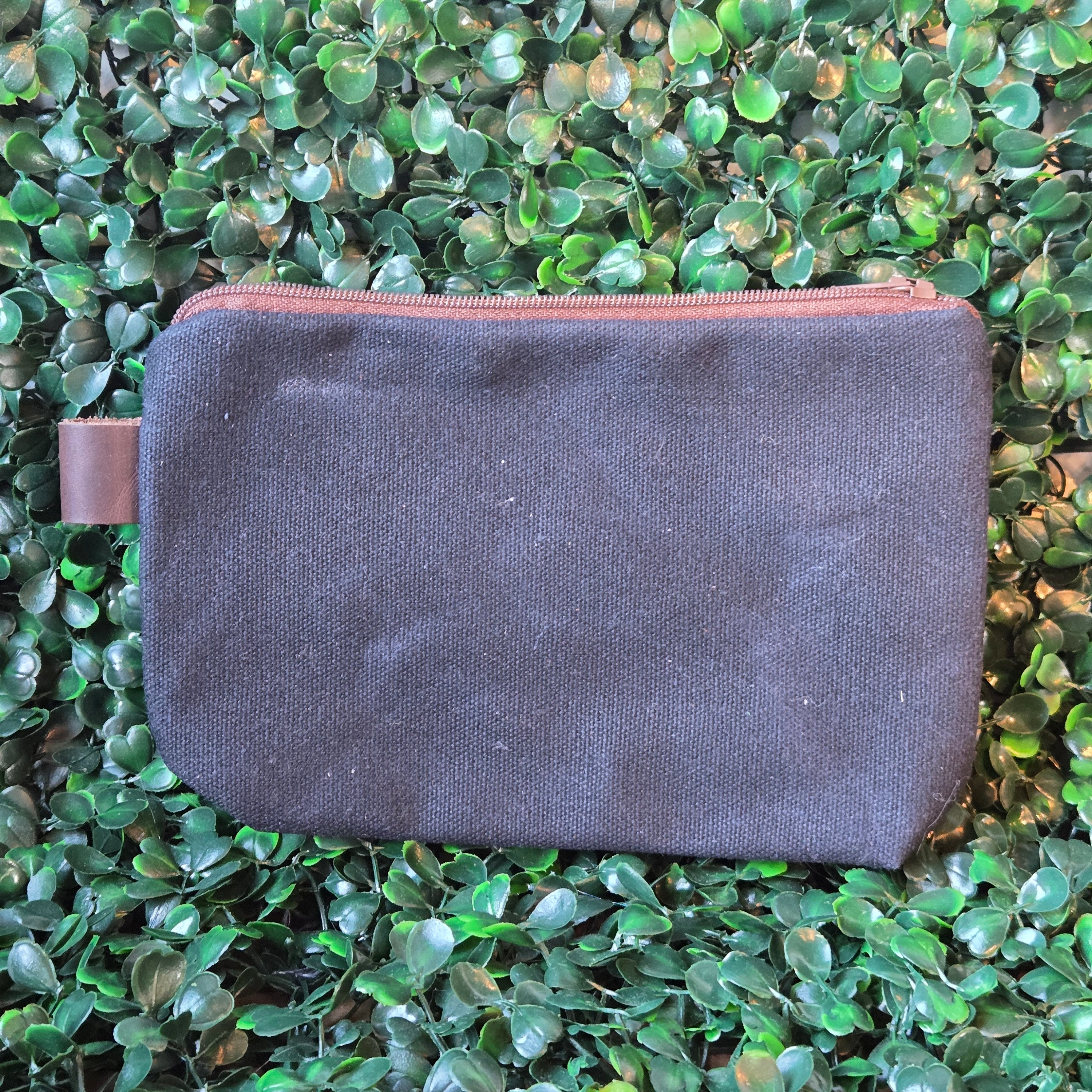 Waxed Canvas Zipper Pouch * Medium * Variety of Colors
