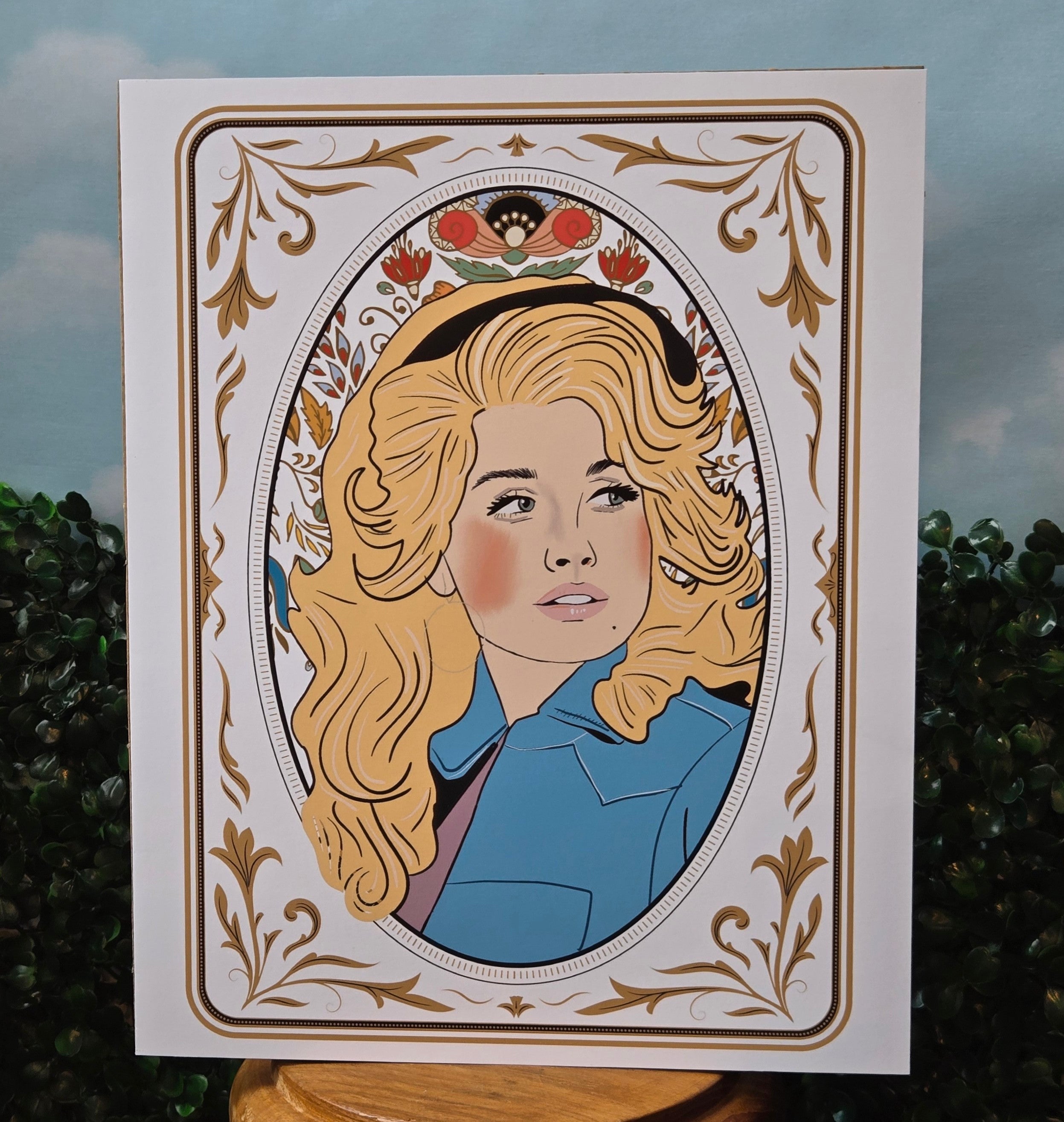 Queen Dolly * Fine art print * Wall Decor * Giclée * 8 x 10