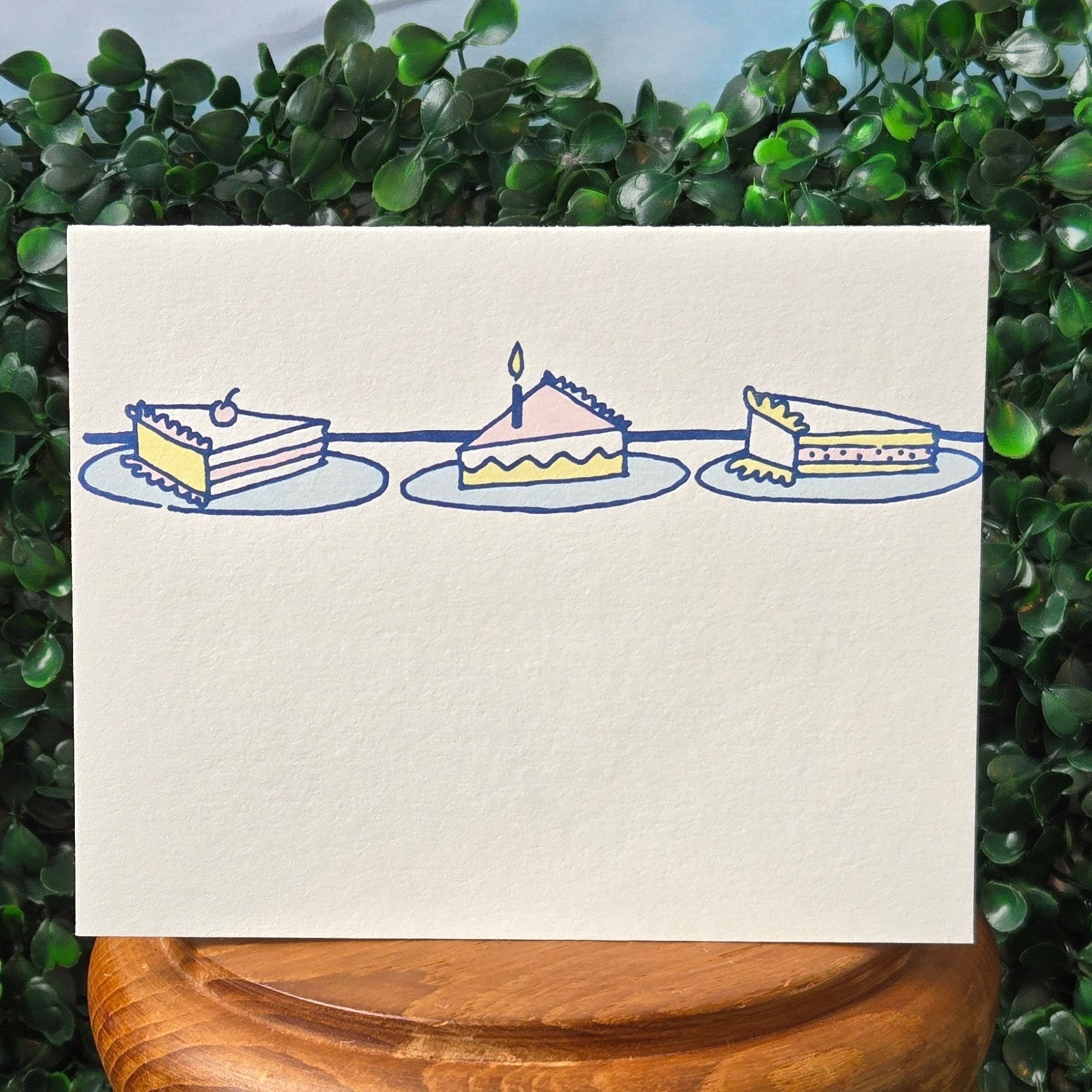 Cake Slices * Birthday * Greeting Card