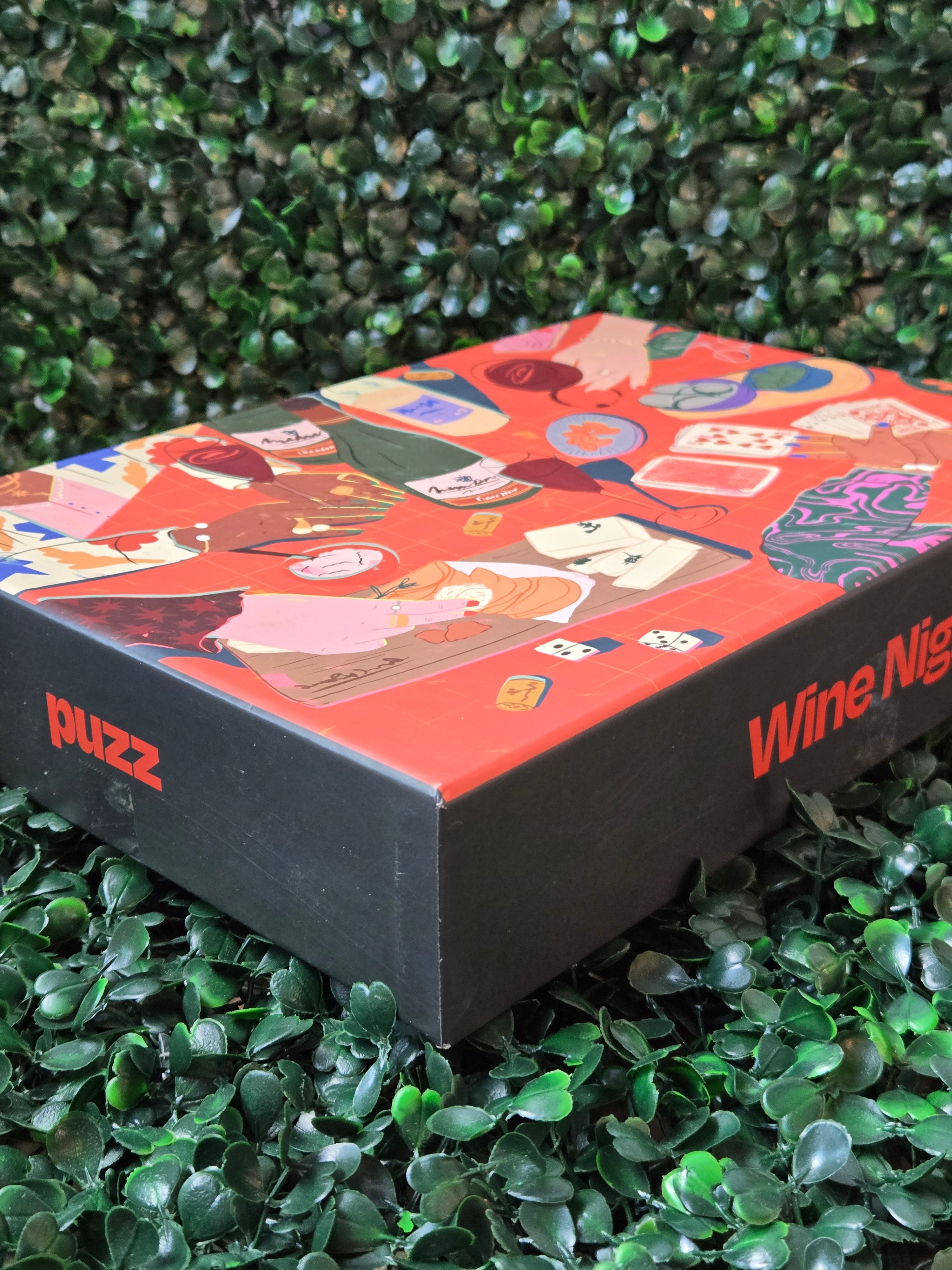 Wine Night * Curated Secondhand  * Used Jigsaw Puzzle * 1000 Piece