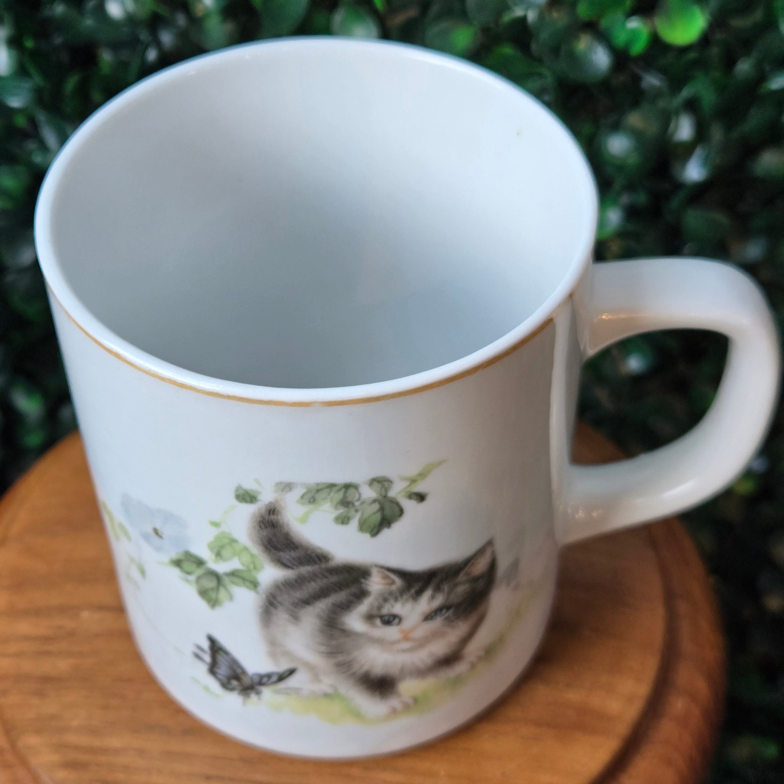 Kittens and butterflies * Curated Secondhand * Coffee Mug *