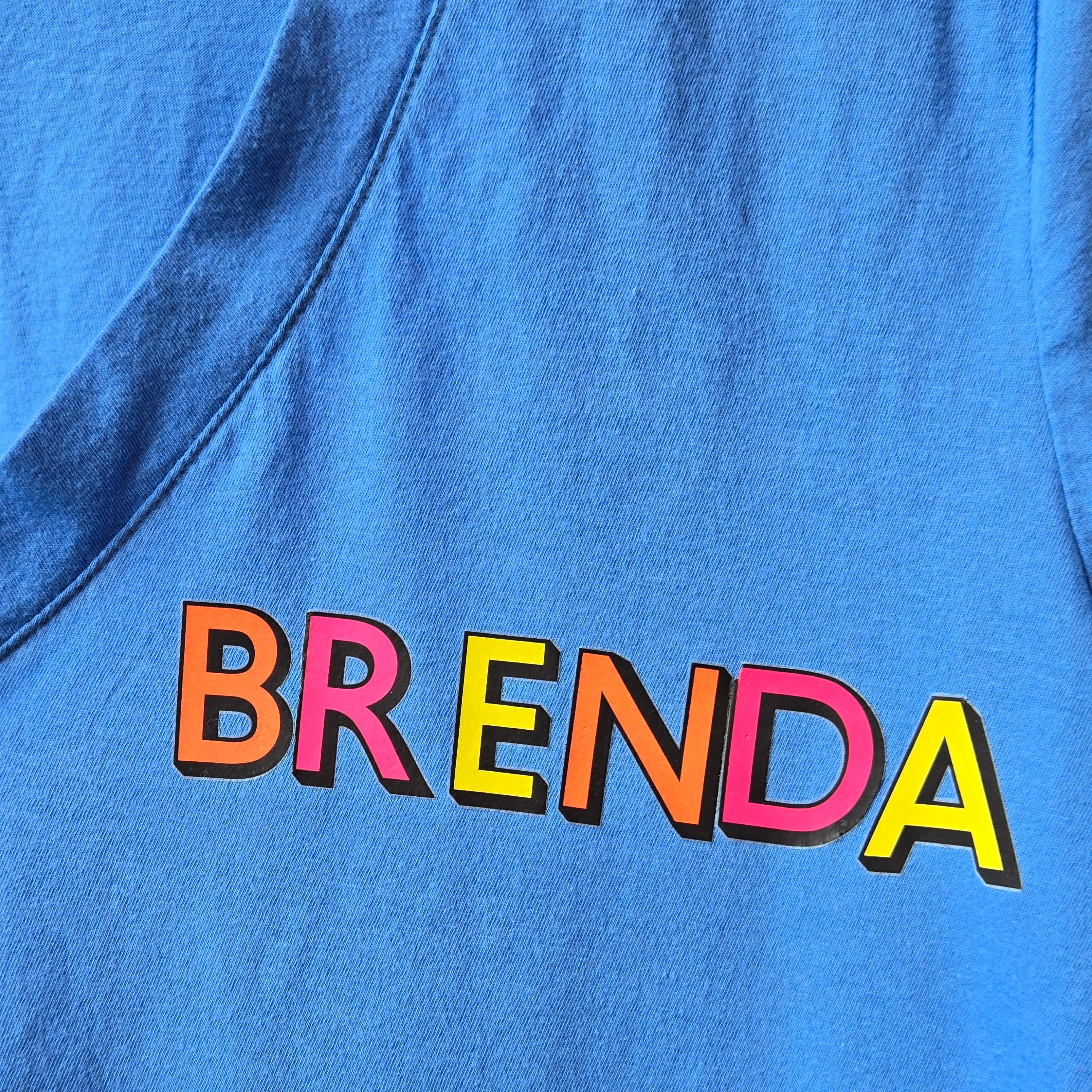 Brenda * Upcycled Boxy Tshirt * Cropped V Neck