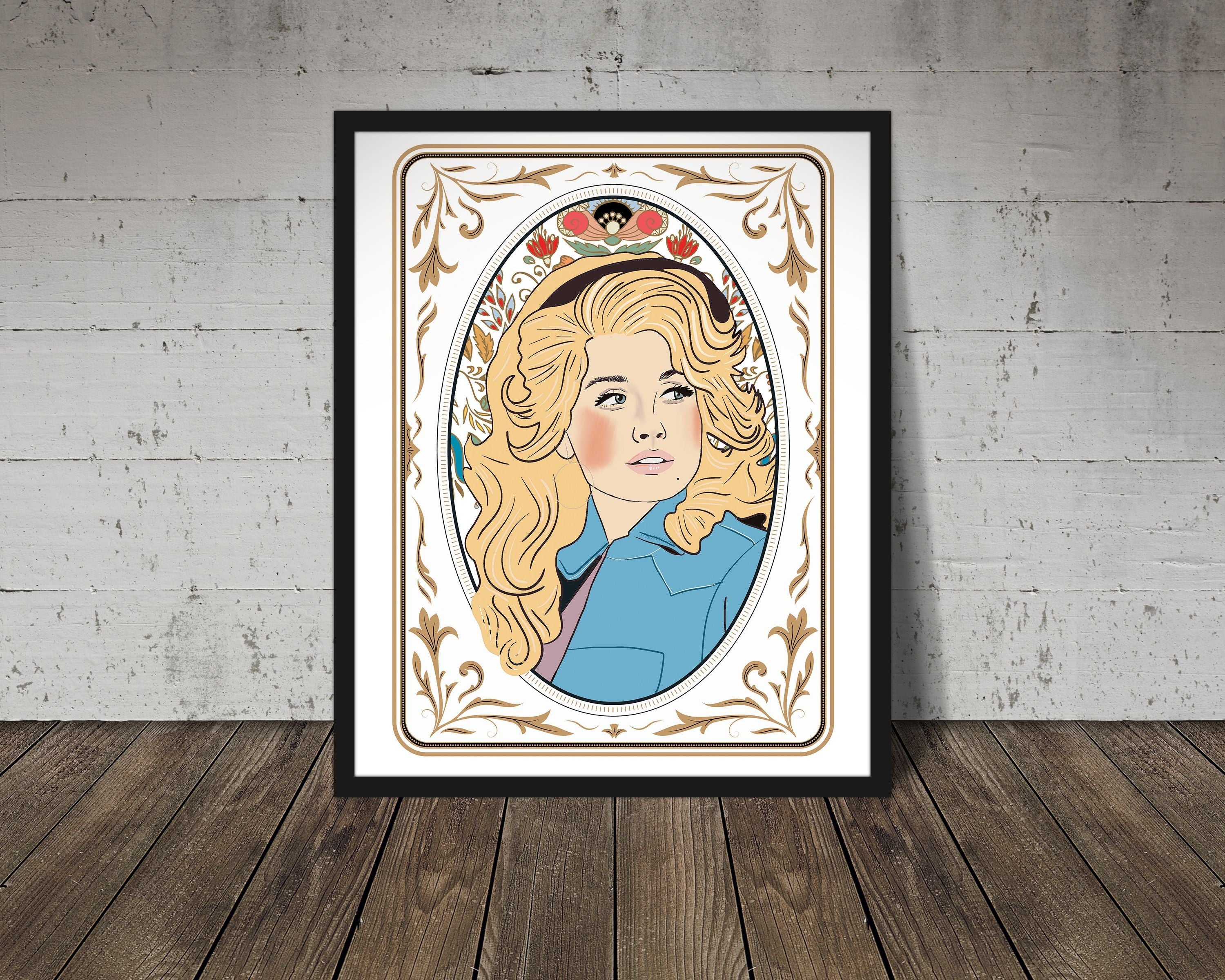 Queen Dolly * Fine art print * Wall Decor * Giclée * 8 x 10