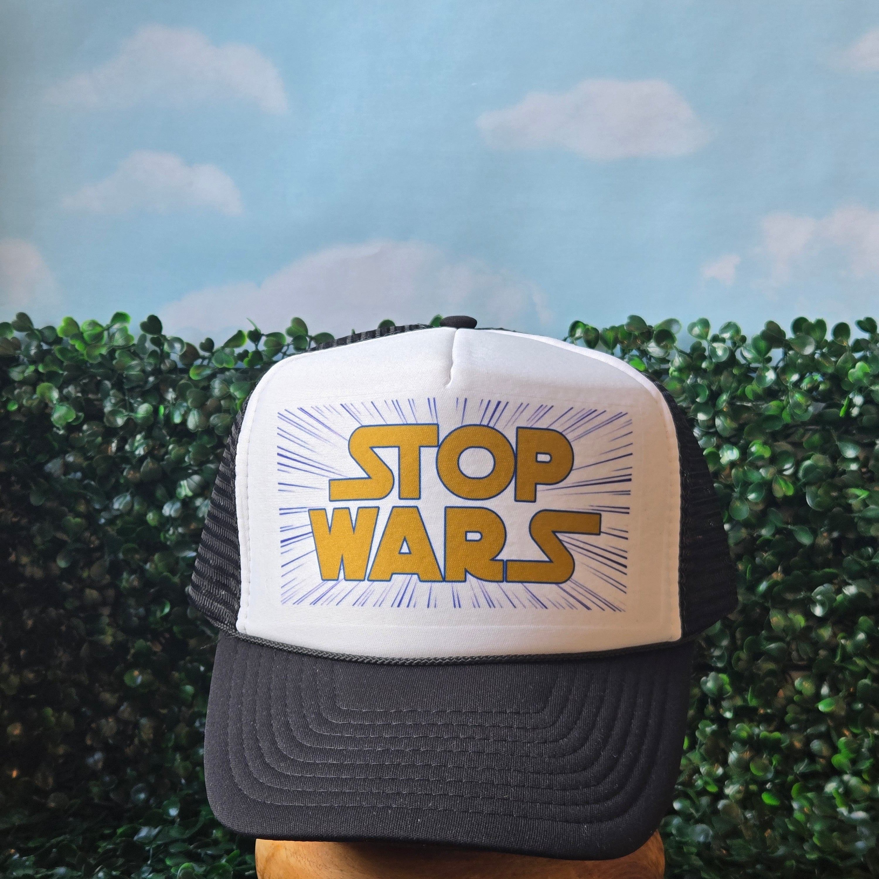 Mesh Trucker Hat * Stop Wars