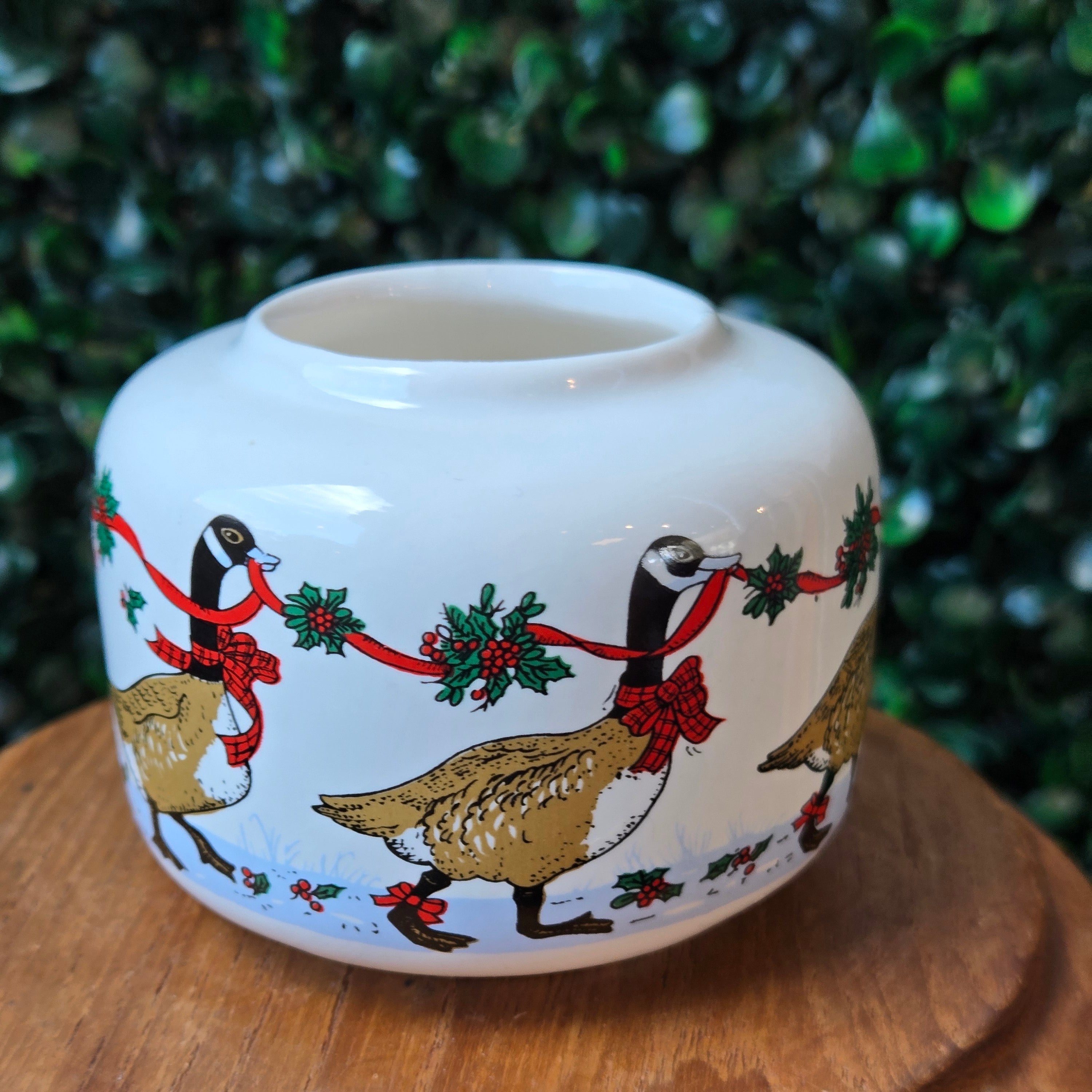 Decorative Duck Decor * Curated Secondhand * ceramic candle holder